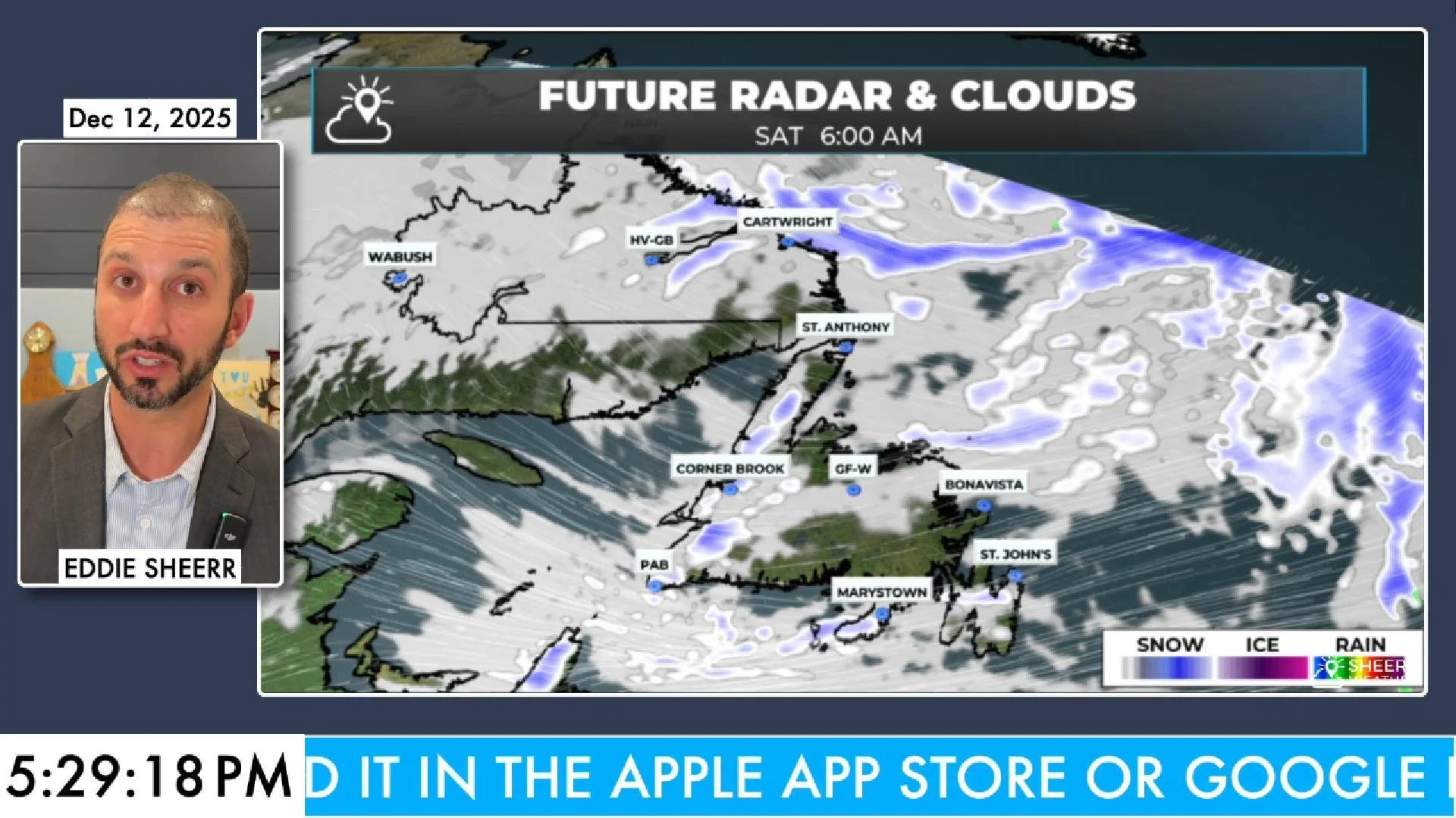 Calmer weather returns to NL this weekend, ahead of early week winter storm