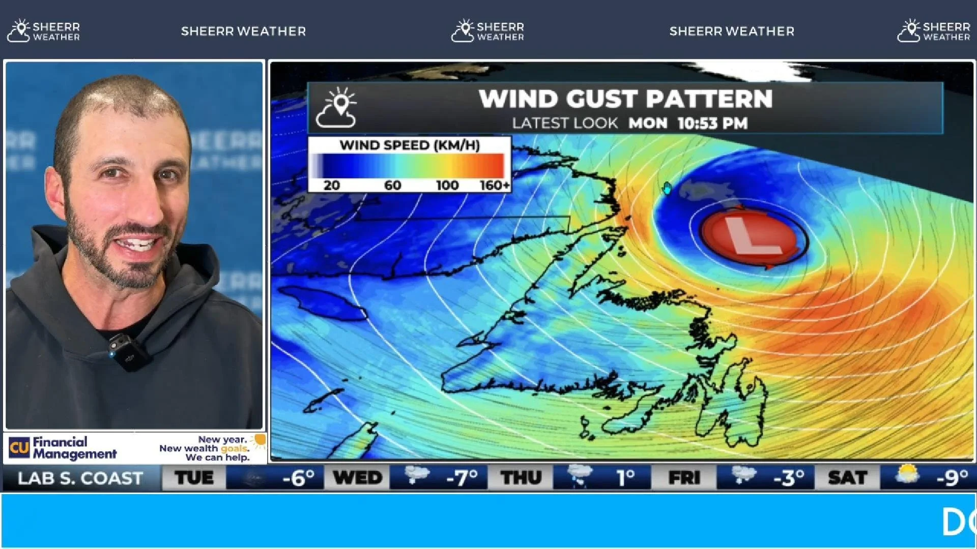Wind Gusts Peak Tonight As Intense Low Departs Into The North Atlantic