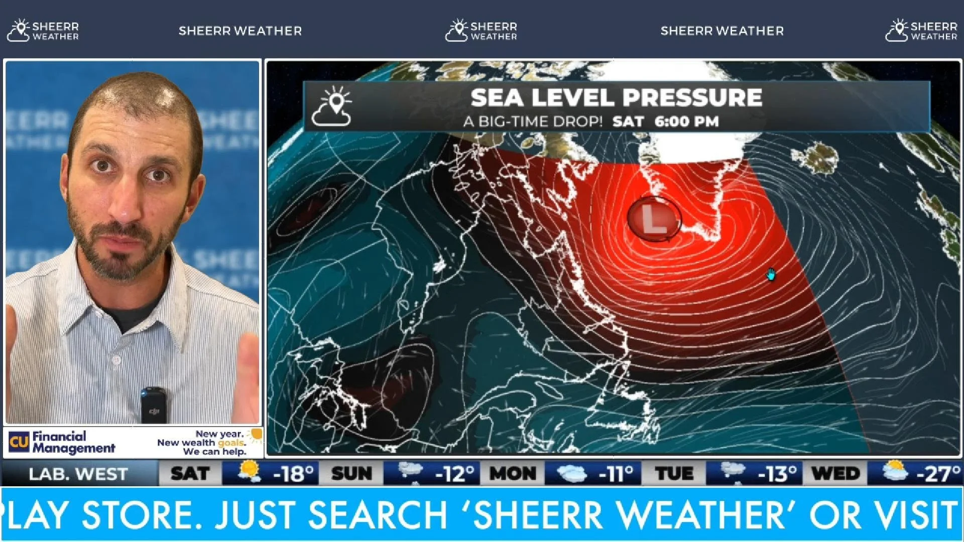 Wild Temperature Swings, Snow Moving In, and Wind on the Way