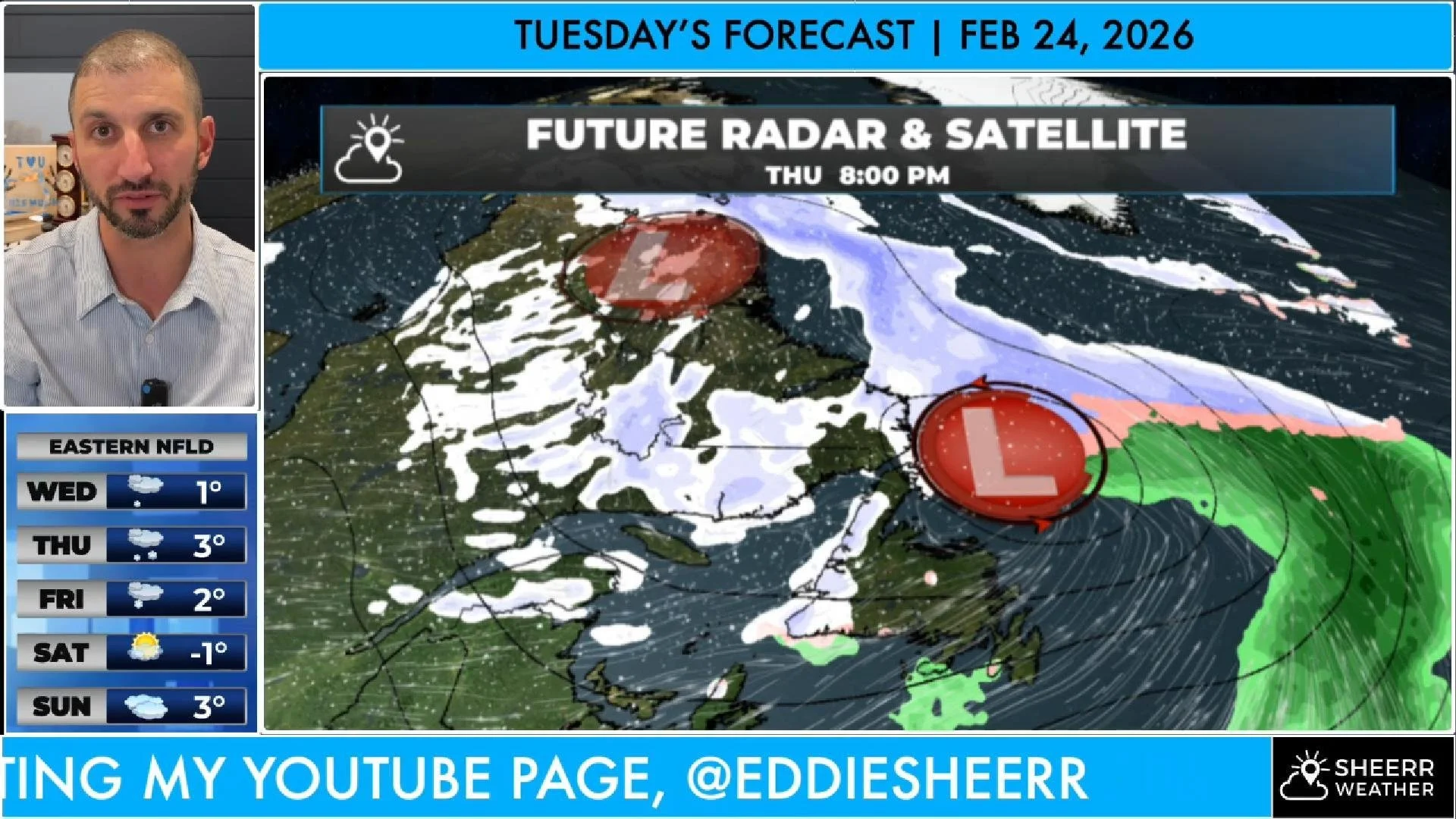 Low Pressure Lingers Tonight — Another Round of Snow on the Way Thursday
