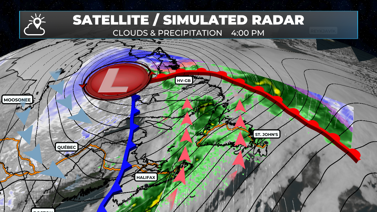 Warm Air, Heavy Rain, And a Flash Freeze: A Wild Weather Swing Across NL