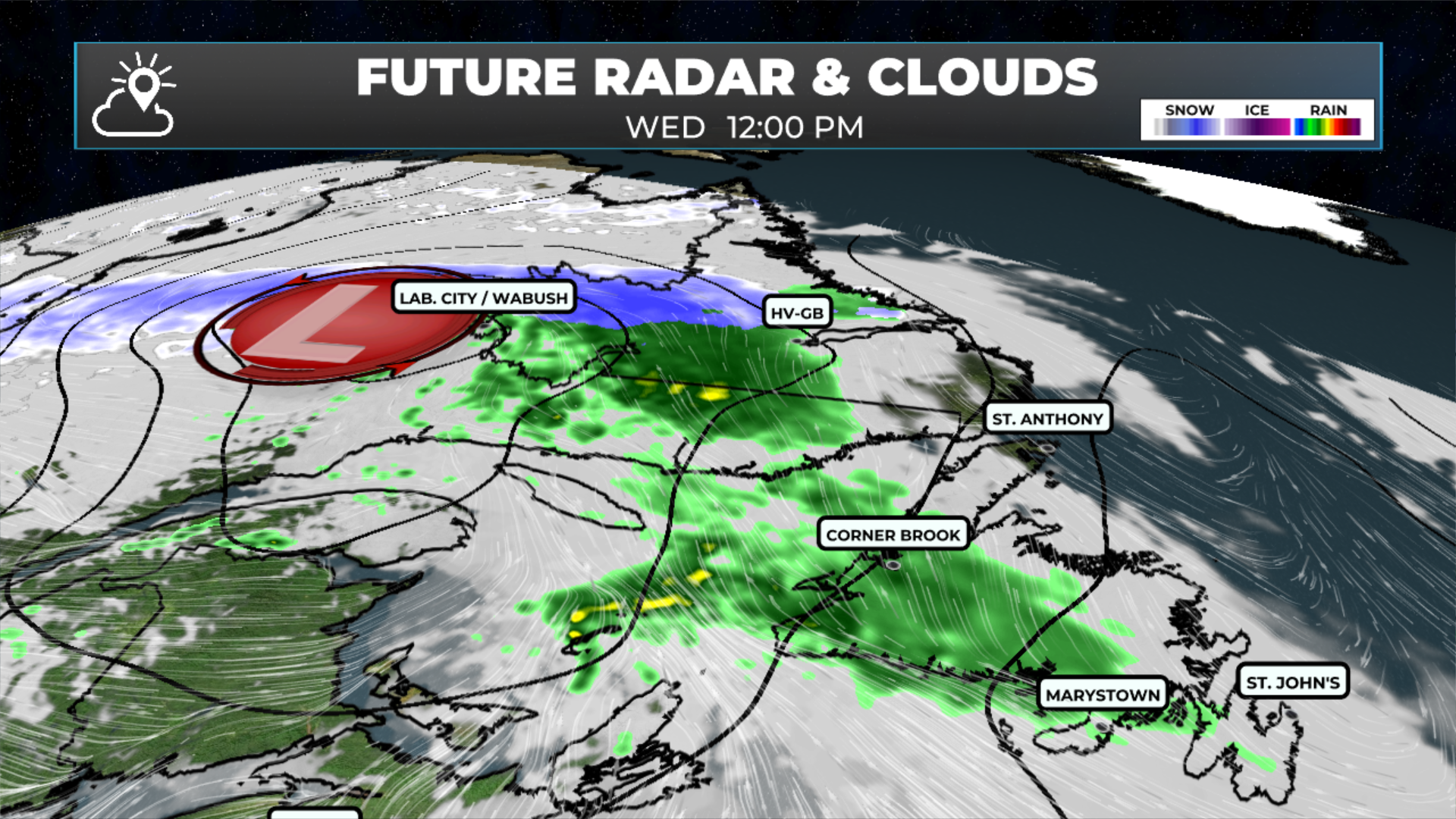 Active Weather Returns Mid-Week With Rain And Snow In The Forecast For NL