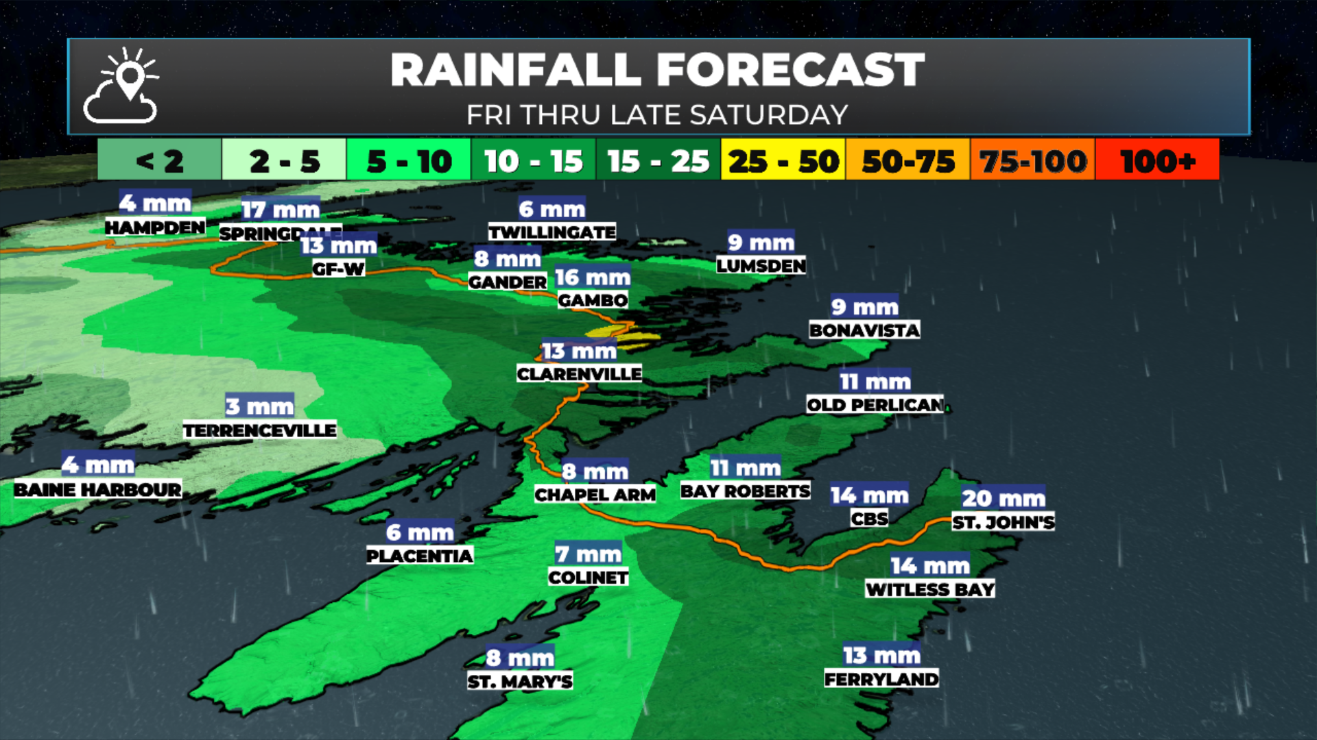 Rain, wind, drizzle, and even the chance of wet snow are all part of the forecast as we wrap up May across Newfoundland and Labrador.
