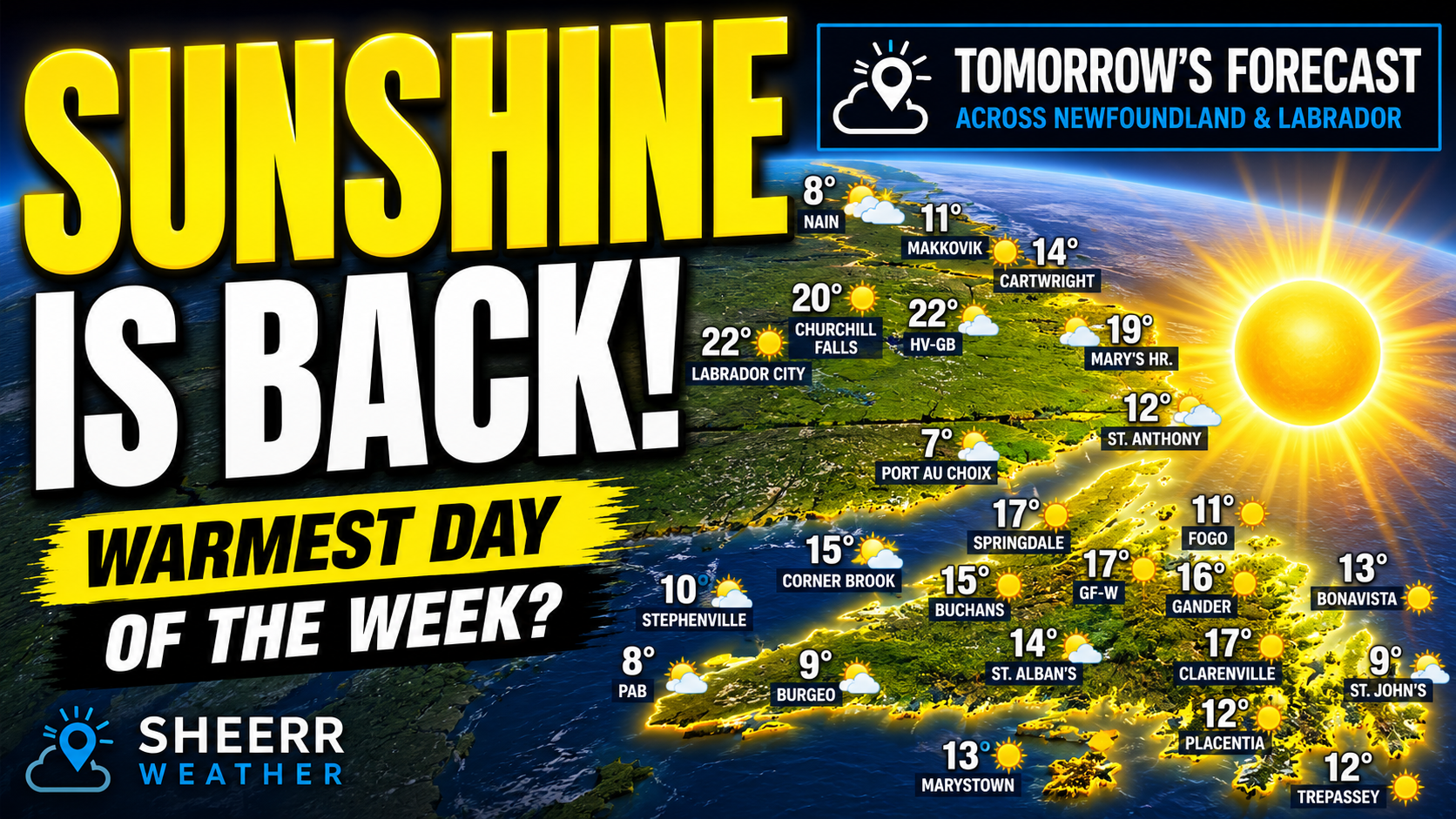 Sunshine and Warmth Returns, But A Late-Week Cooldown Is Still On The Way