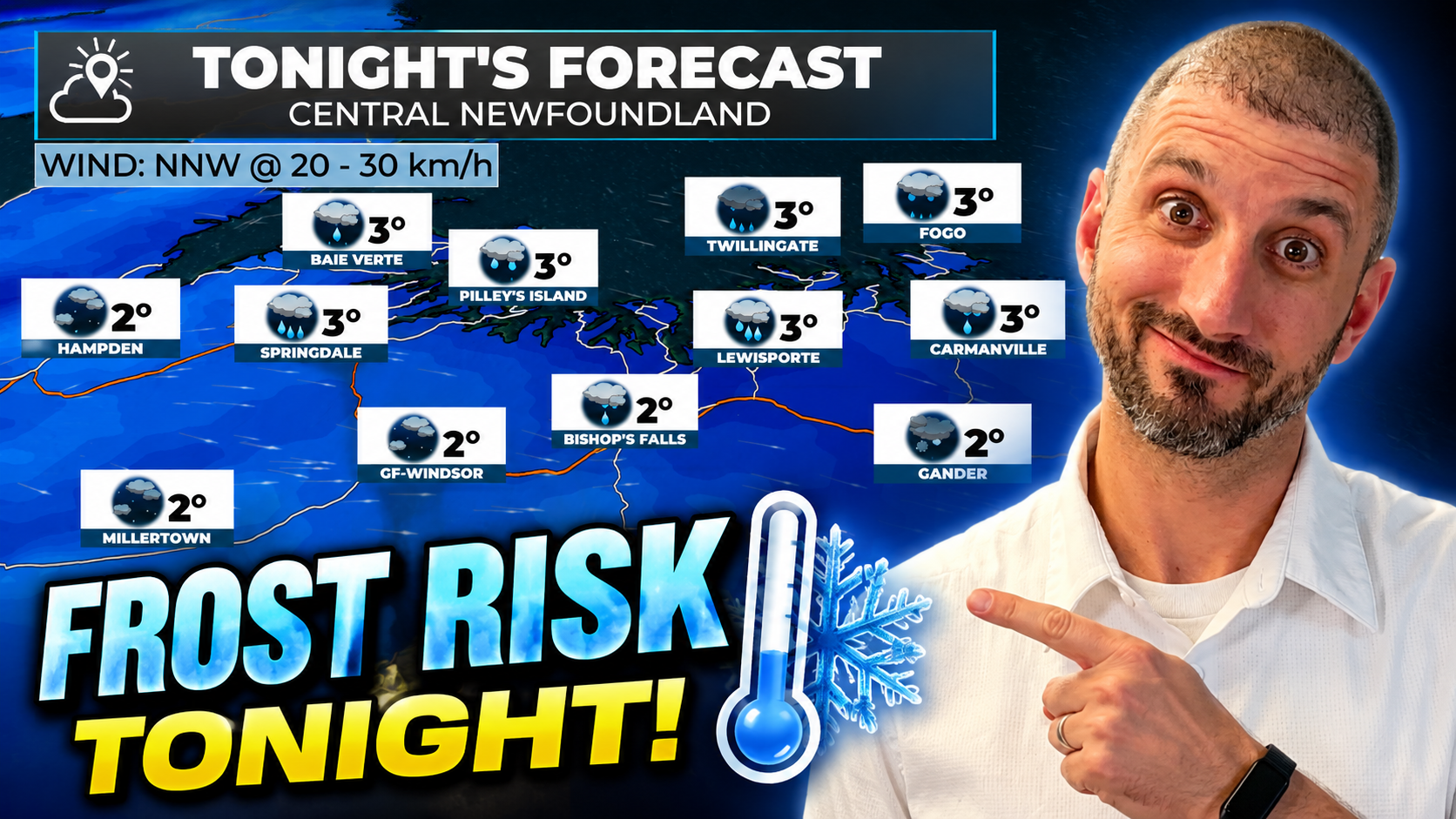 Frost Risk Tonight, Then a Beautiful Tuesday Across Newfoundland &amp; Labrador