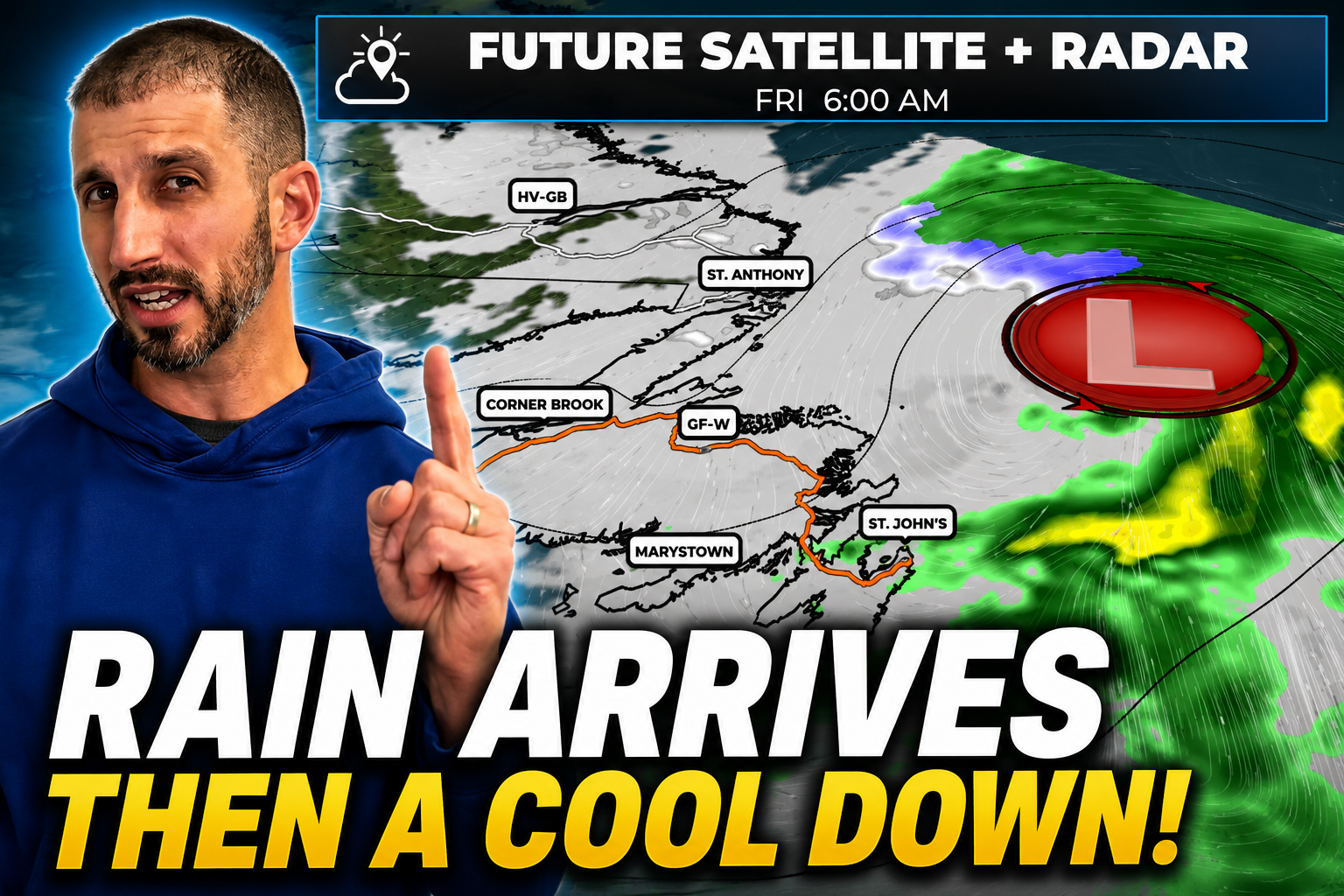 Thursday Brings Rain OR Showers, Then a Cooldown for Friday