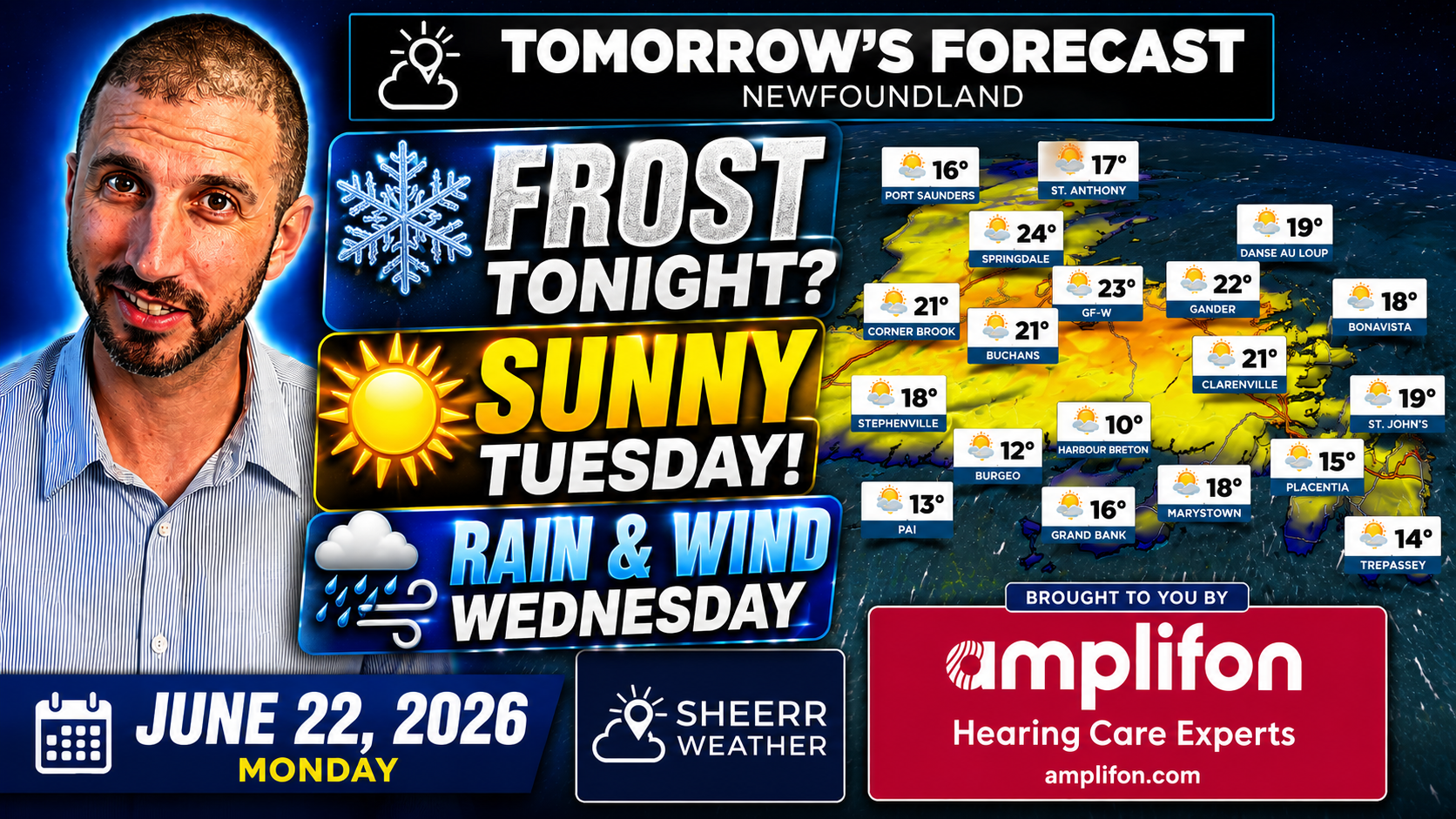 Frost Is In The Forecast Again Tonight, Along With A Lovely Tuesday And A Rainy/Windy Wednesday