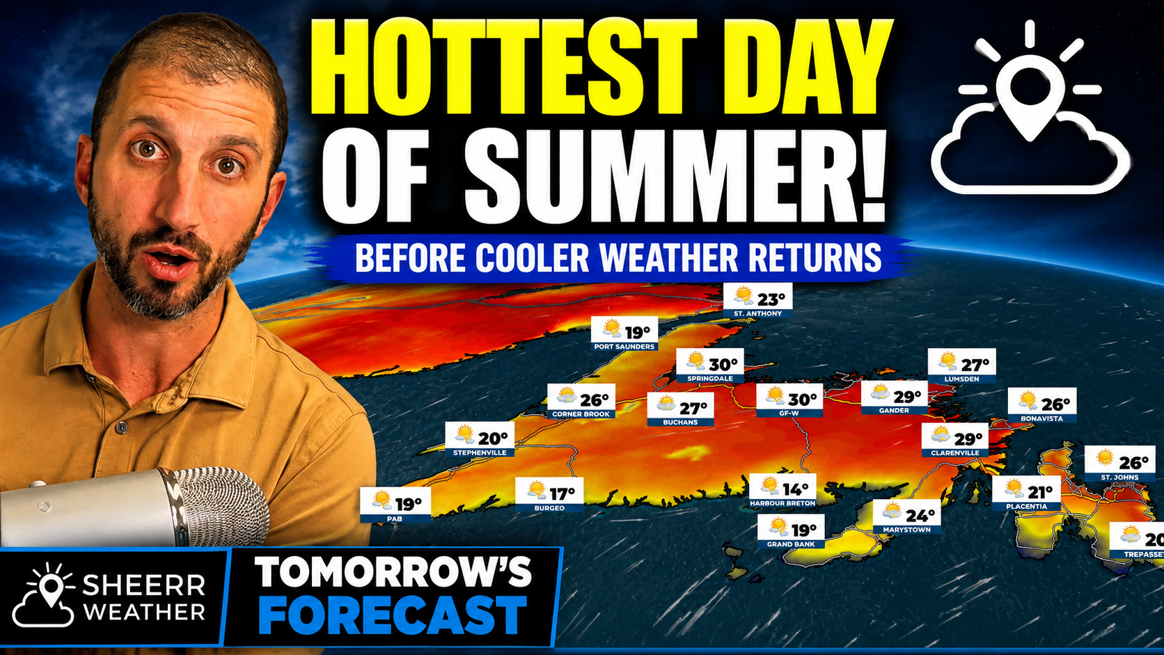 Heat Peaks Wednesday Before Cooler Air and Rain Return
