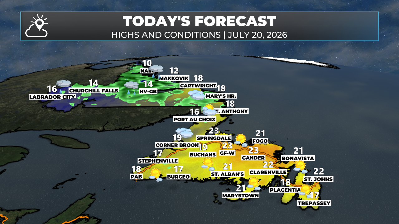 Monday Morning’s Weather Brief — July 20, 2026