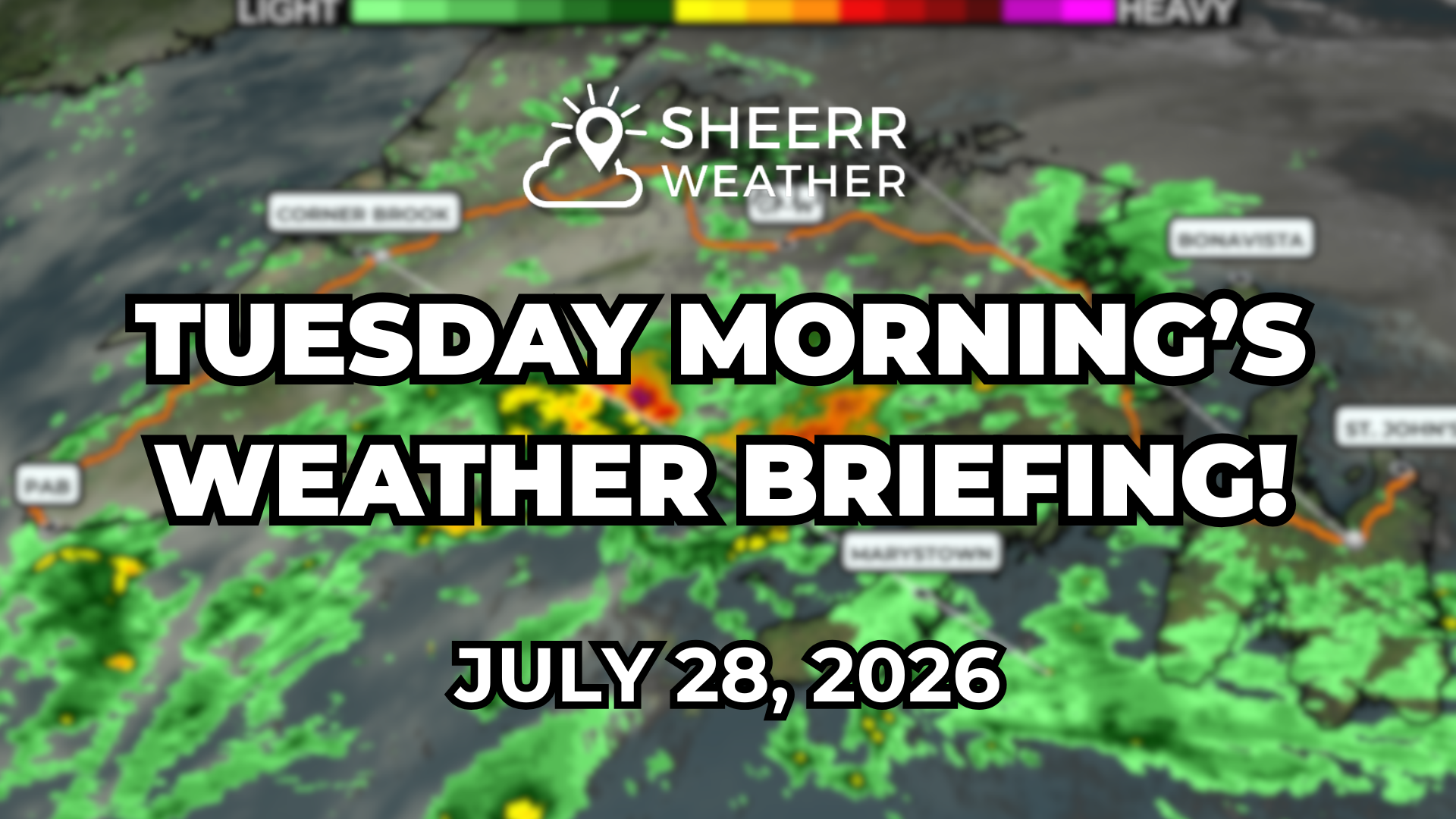 Tuesday Morning Weather Briefing — July 28, 2026
