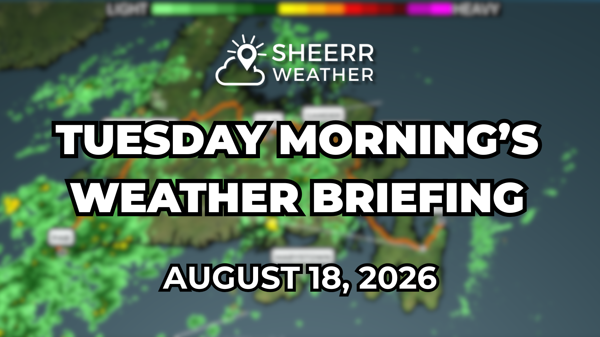Tuesday Morning’s Weather Briefing — August 18, 2026