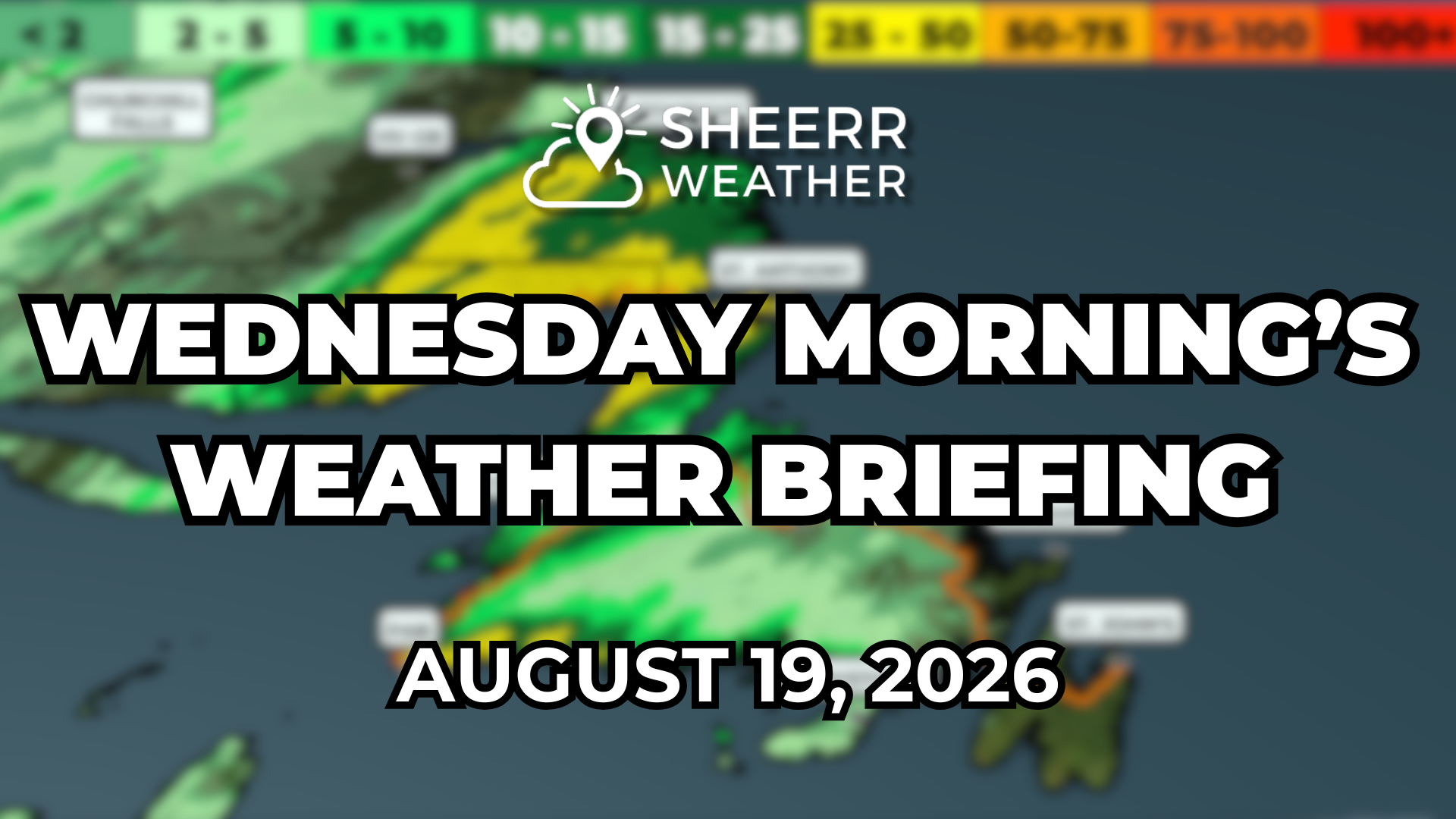 Wednesday Morning’s Weather Briefing — August 19, 2026