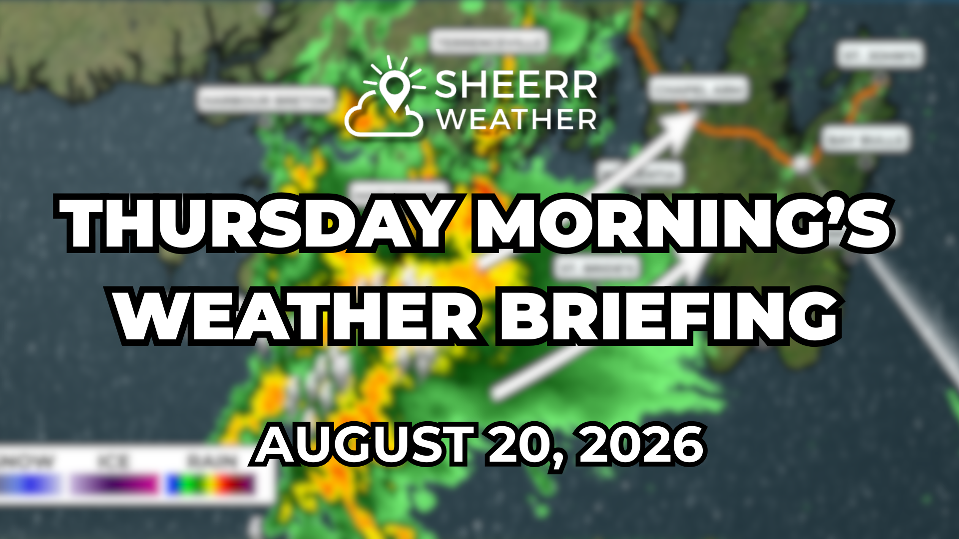 Thursday Morning’s Weather Briefing — August 20, 2026