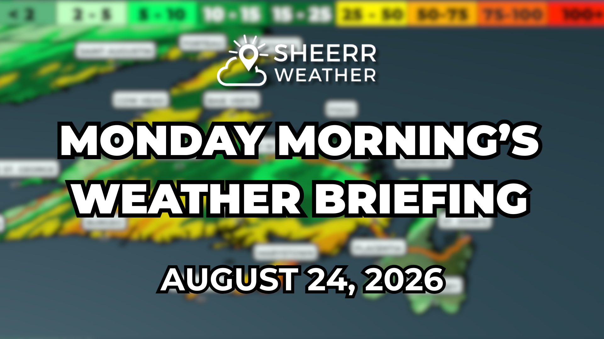 Monday Morning’s Weather Briefing — August 24, 2026