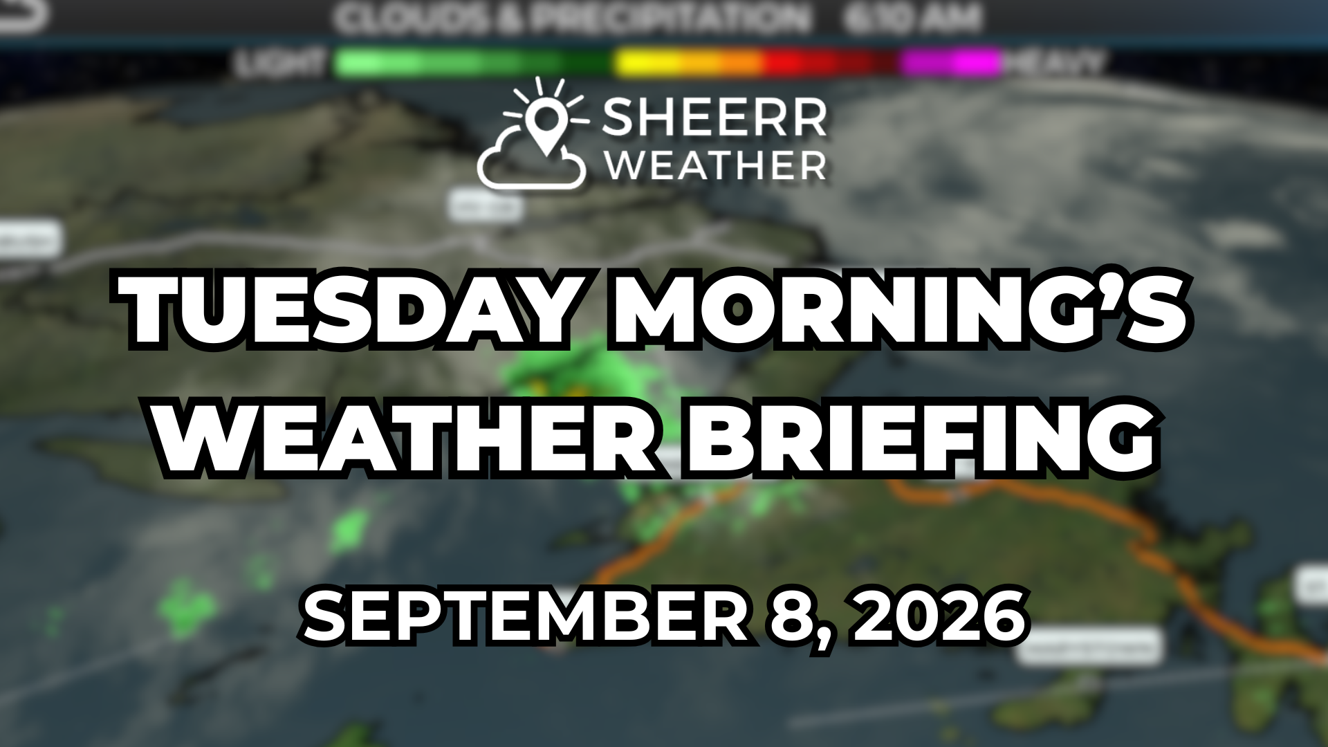 Tuesday Morning’s Weather Briefing - September 8, 2026