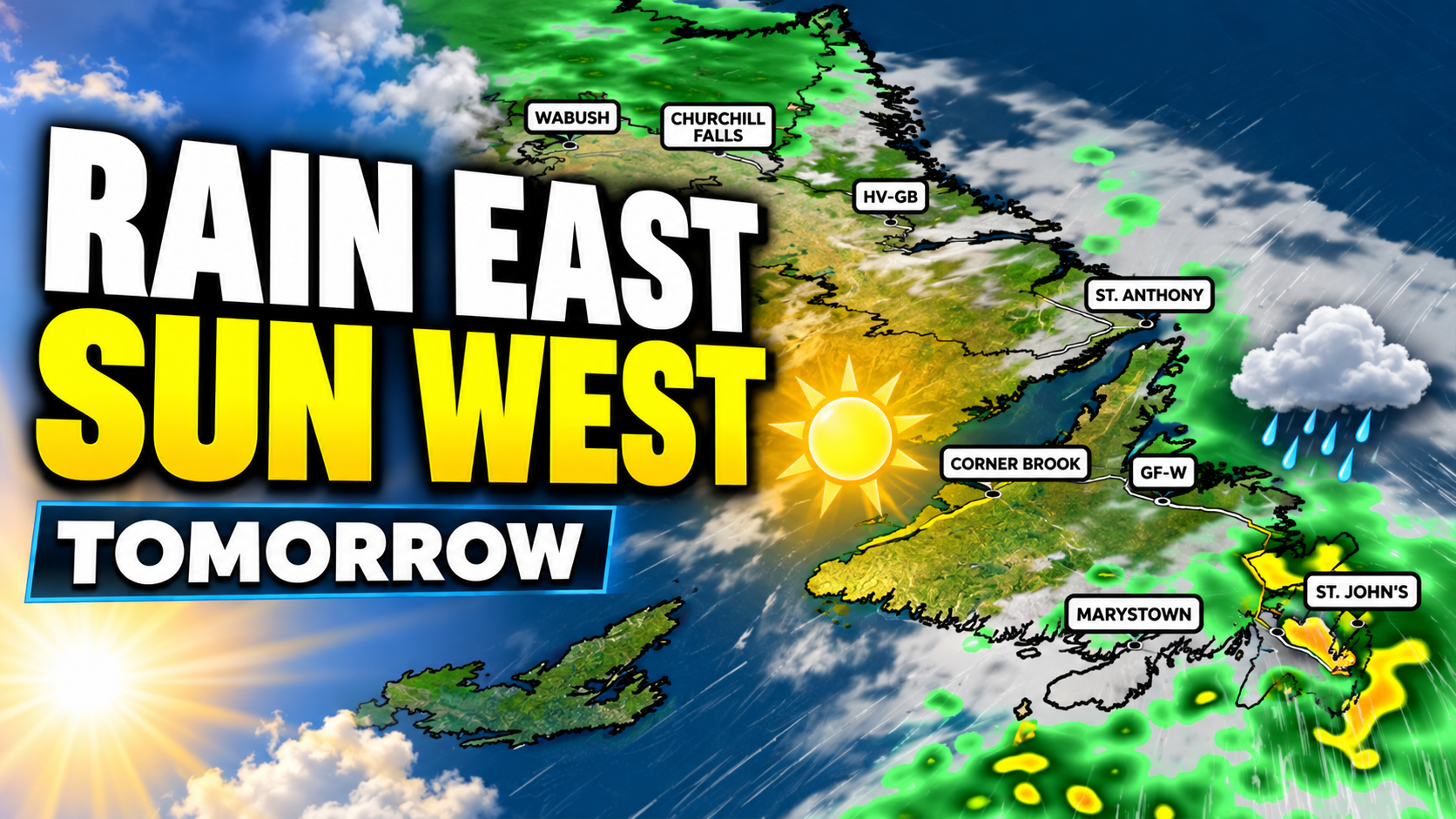 Rain (and Sun) Wednesday, Then a Much Stronger Storm Develops Late Week