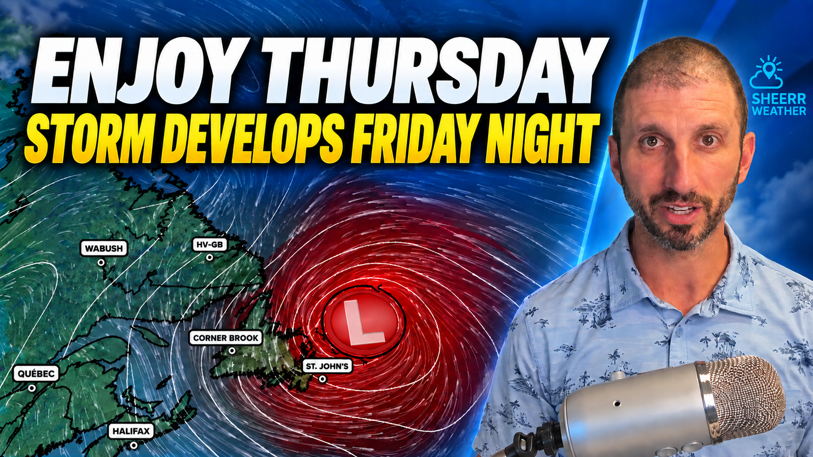 Enjoy Thursday — A Potent Low Develops Friday Night