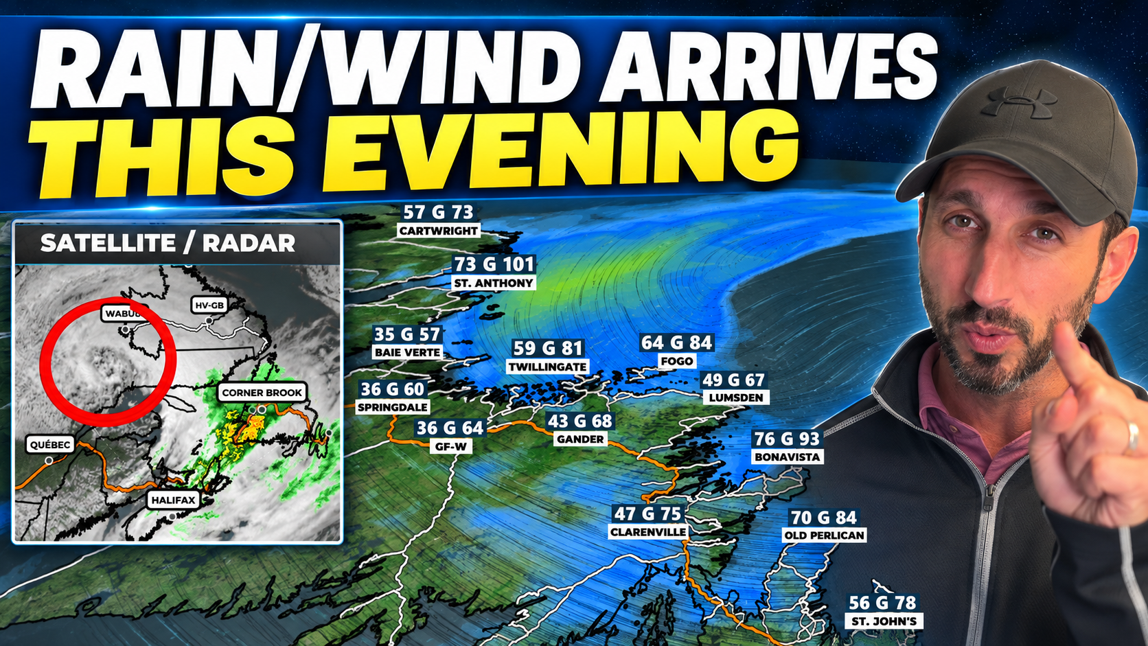 Rain/Wind Arrive This Evening As Storm Moves In