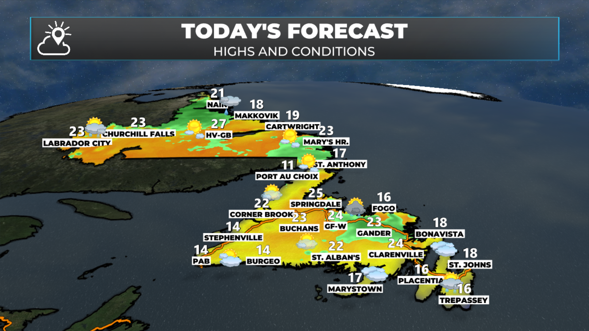 NL’s forecast for today - June 29. 2029