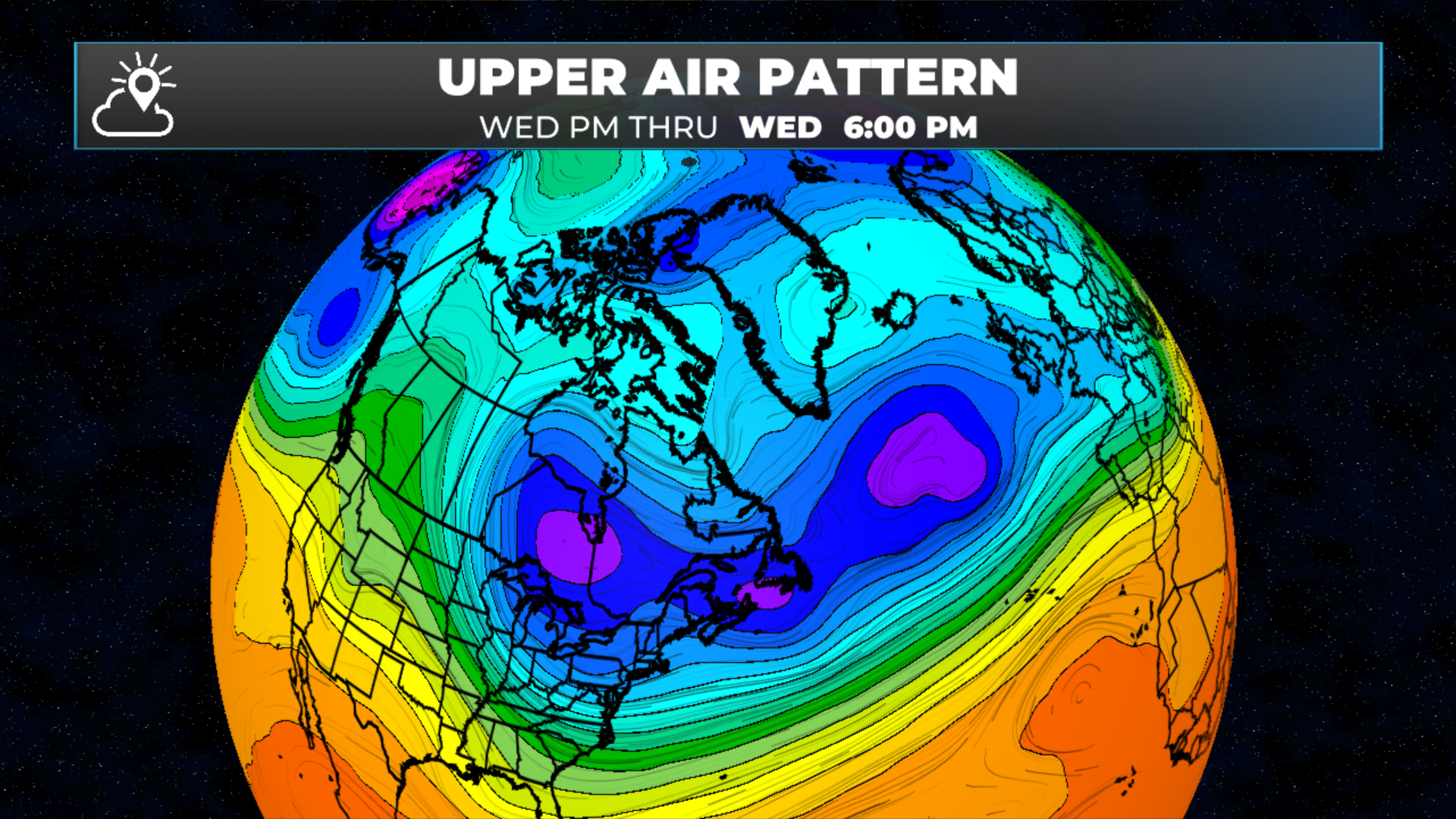 Blocking High Over Greenland keeps the weather pattern slow moving.