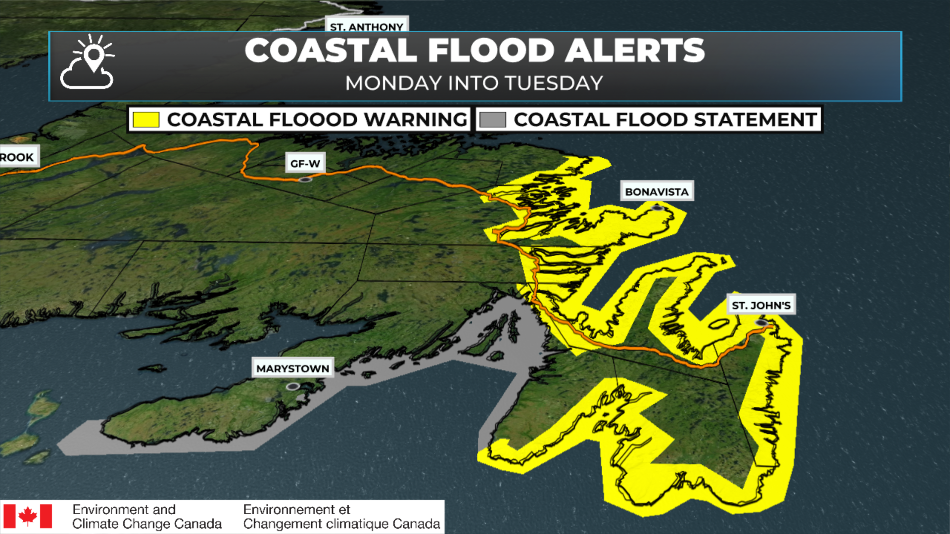 Coastal Flood Alerts as of February 3, 2026 at 6 AM