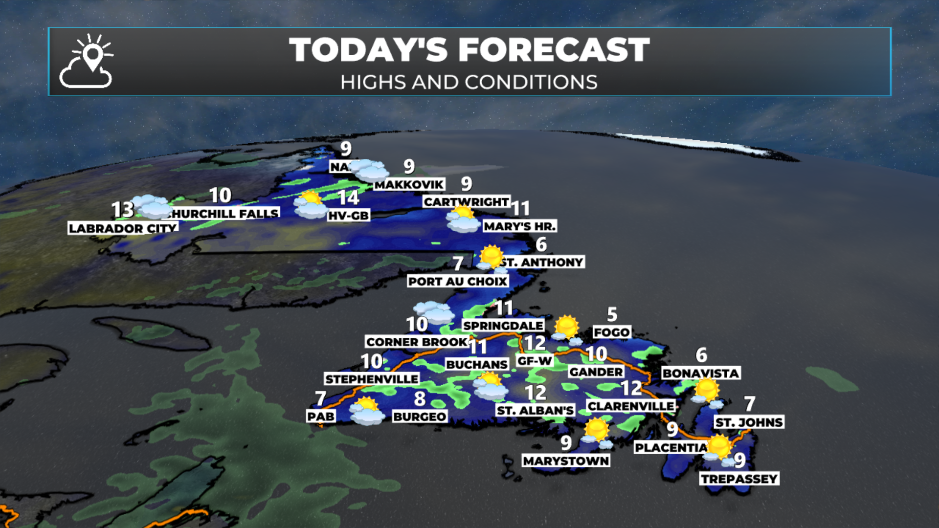 NL’s forecast for today - June 2, 2026