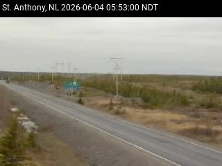 Webcam from near St. Anthony. Courtesy 511NL.ca