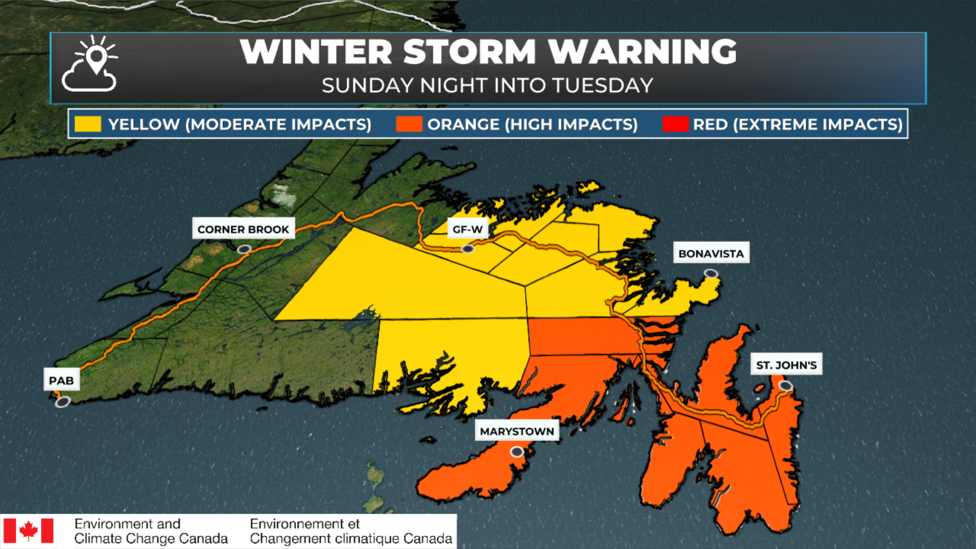 Winter Storm Warnings as of February 2, 2026 at 6 AM