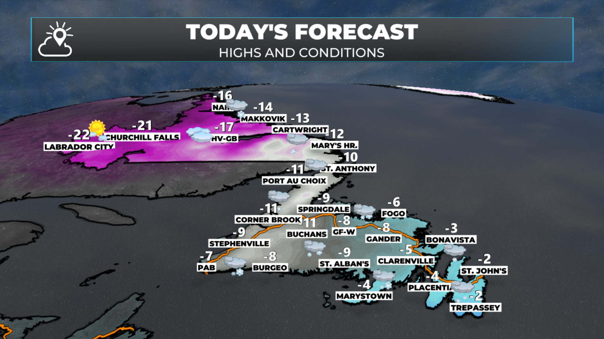 Today's forecast - January 27, 2026