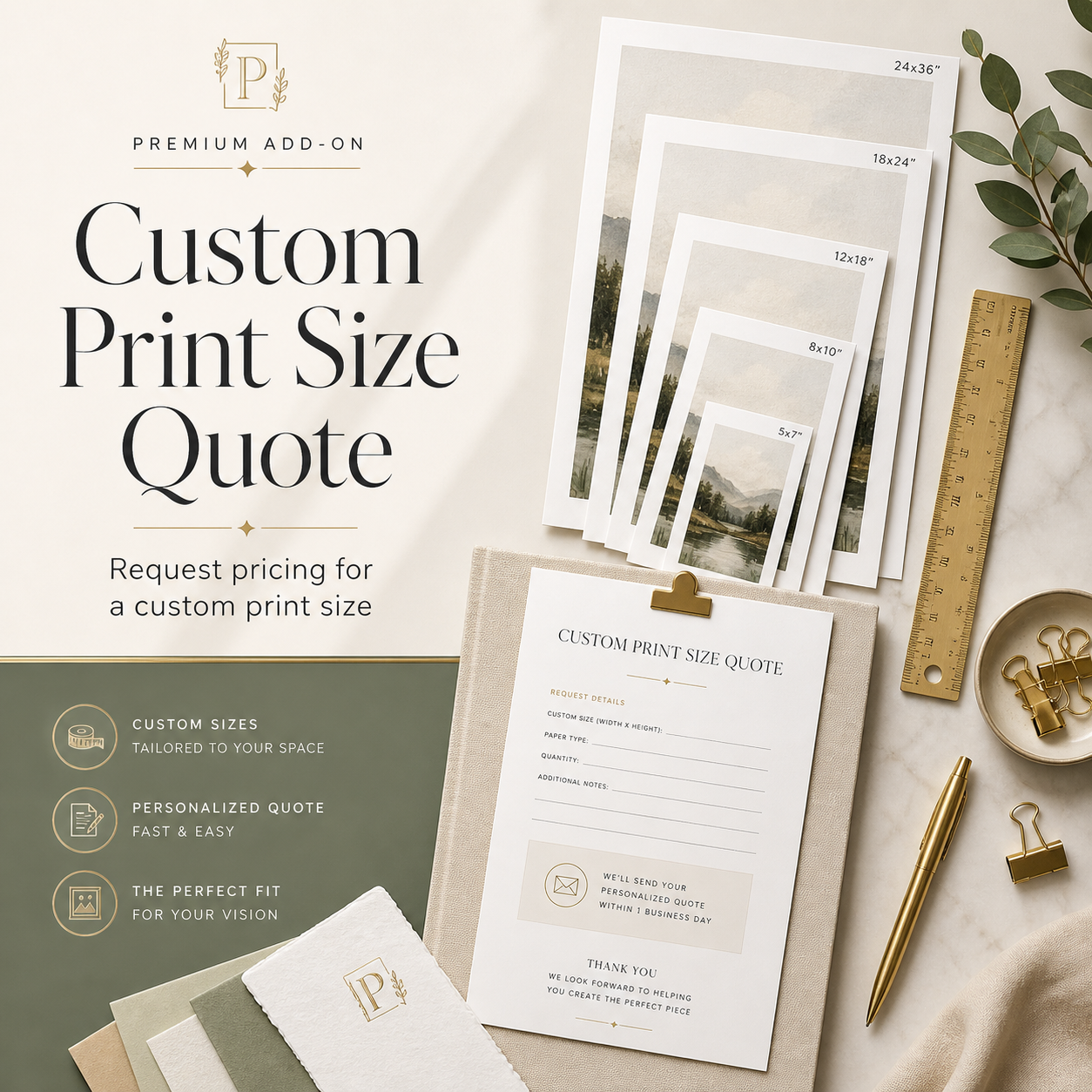 Custom Print Size Quote