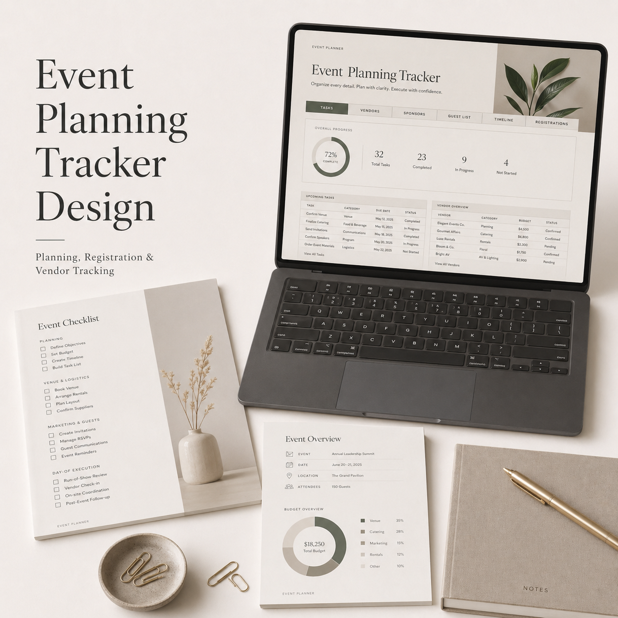 Event Planning Tracker Design