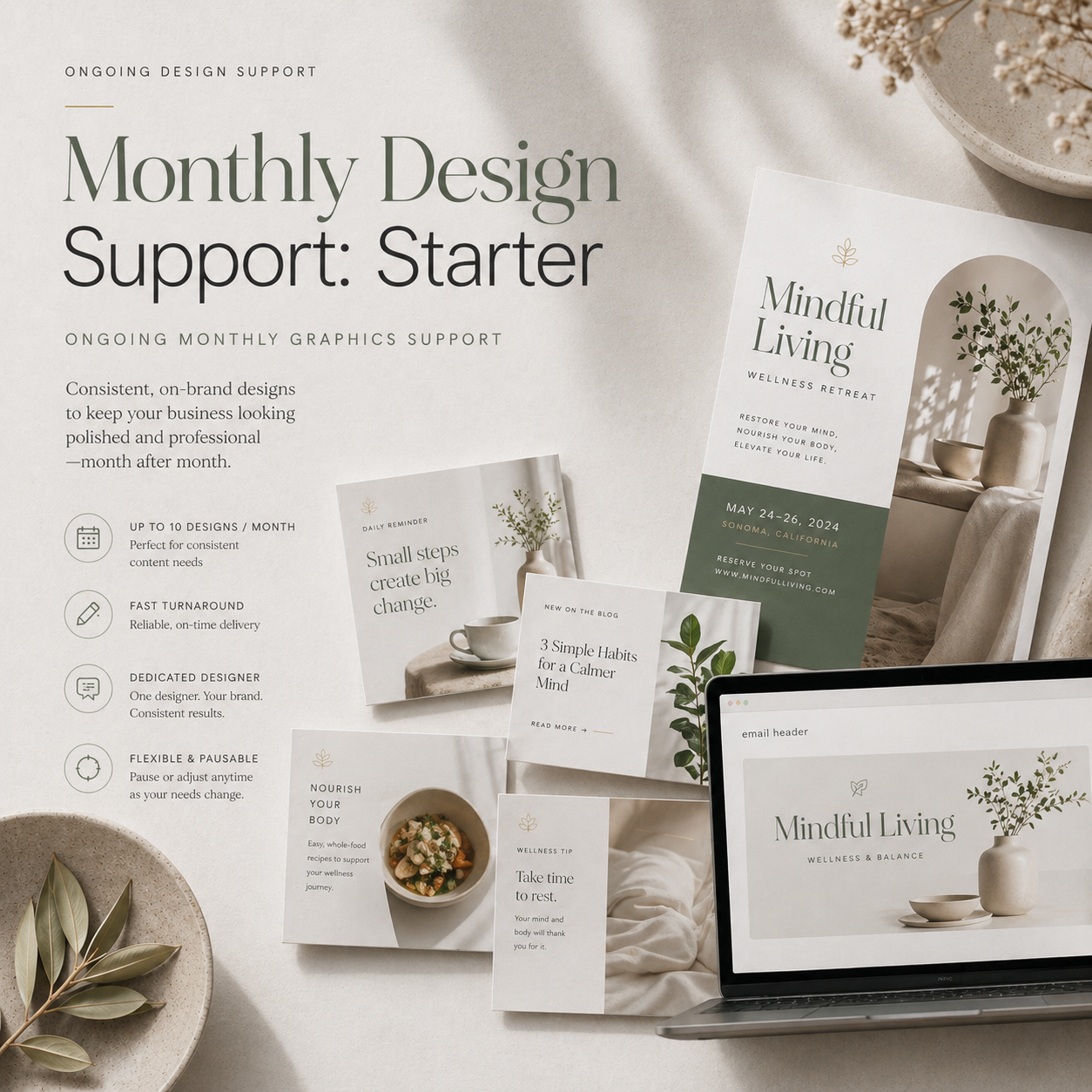Monthly Design Support: Starter