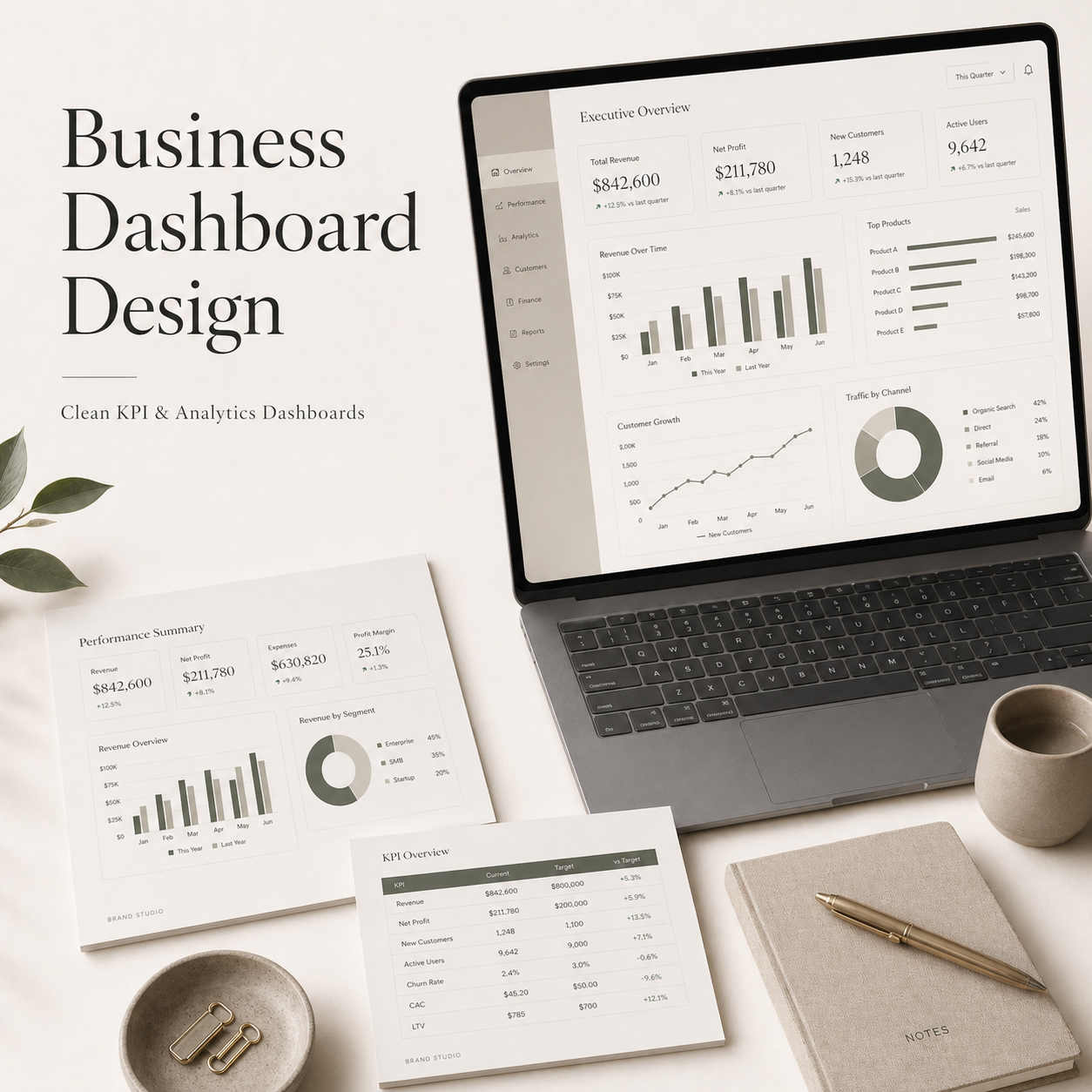 Business Dashboard Design