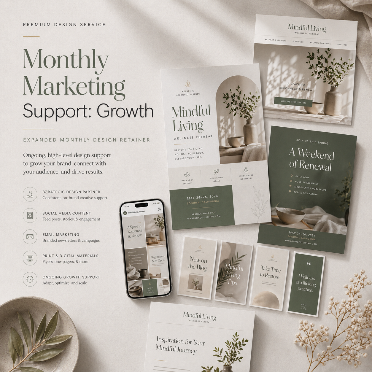 Monthly Marketing Support: Growth