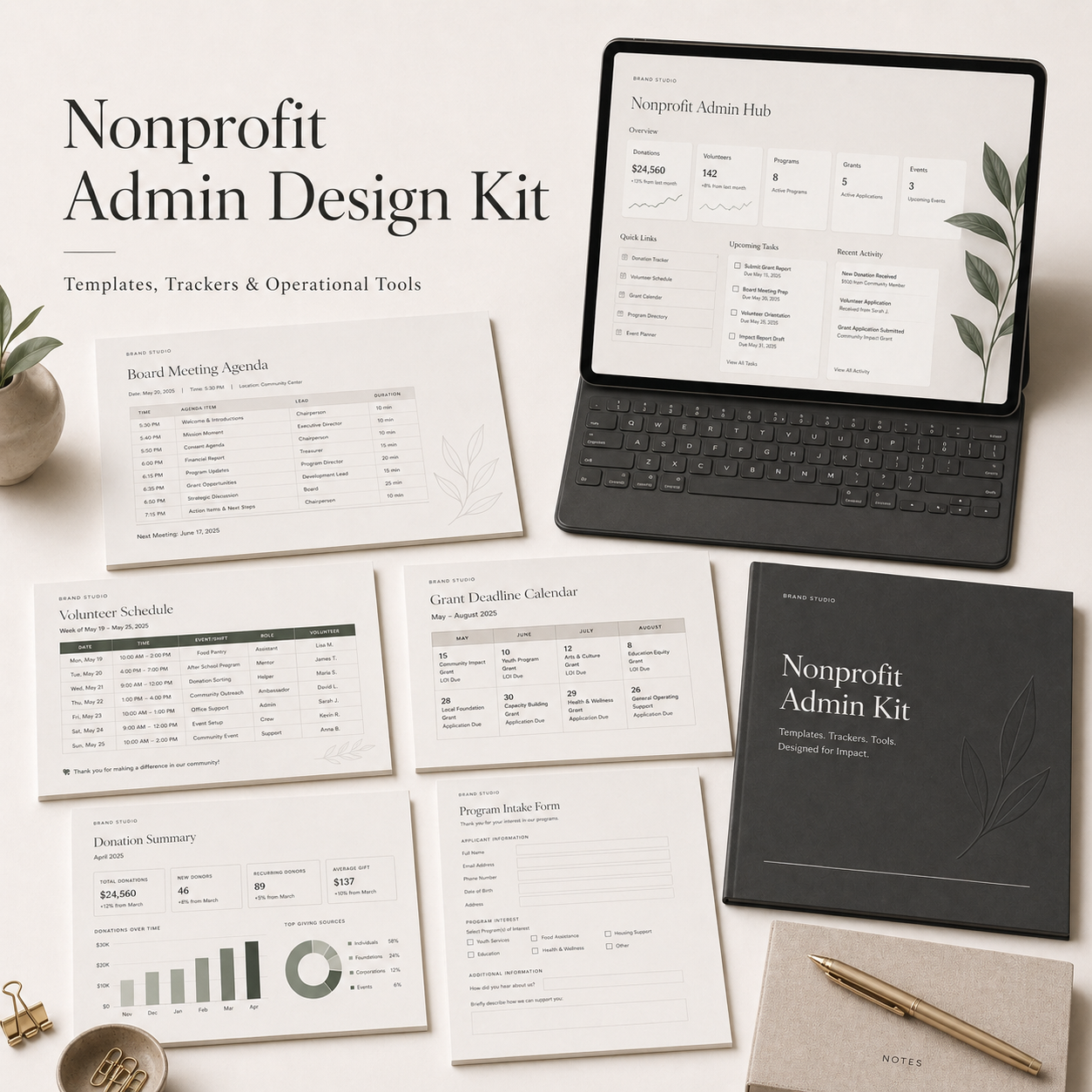 Nonprofit Admin Design Kit