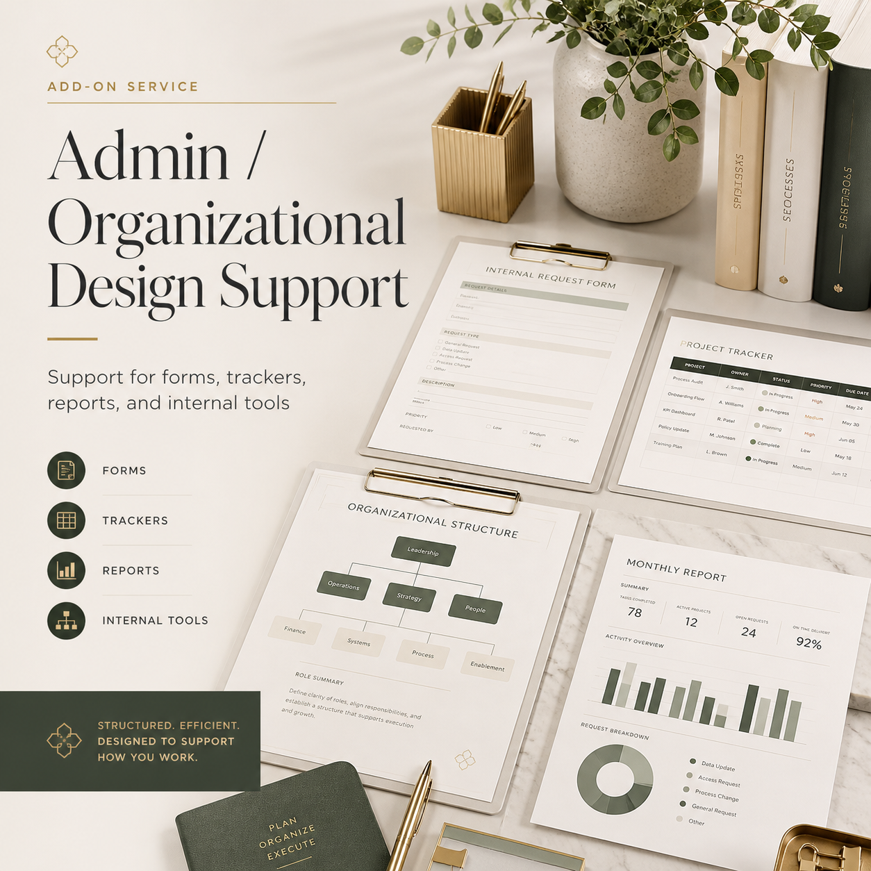Admin / Organizational Design Support