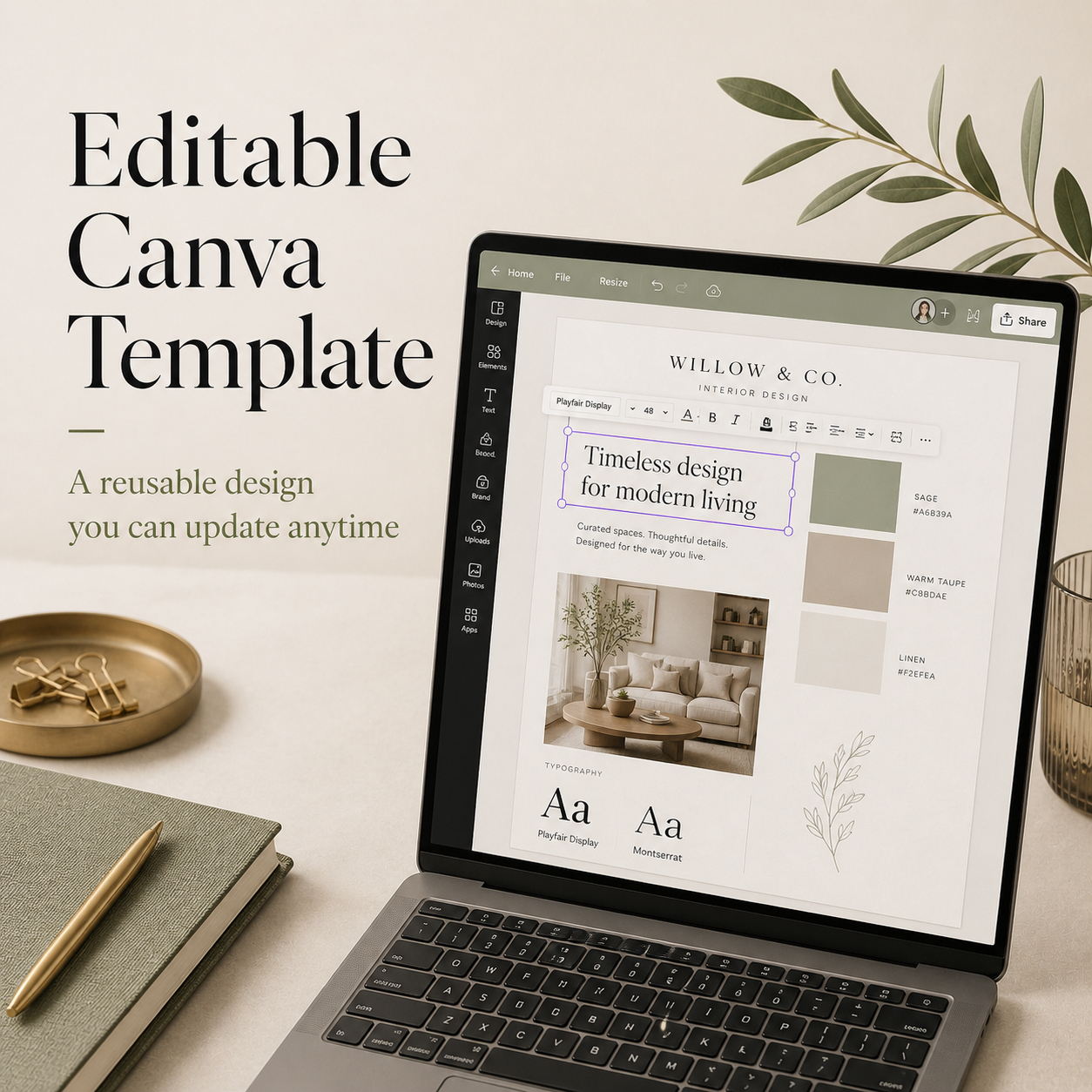 Editable Canva Template
