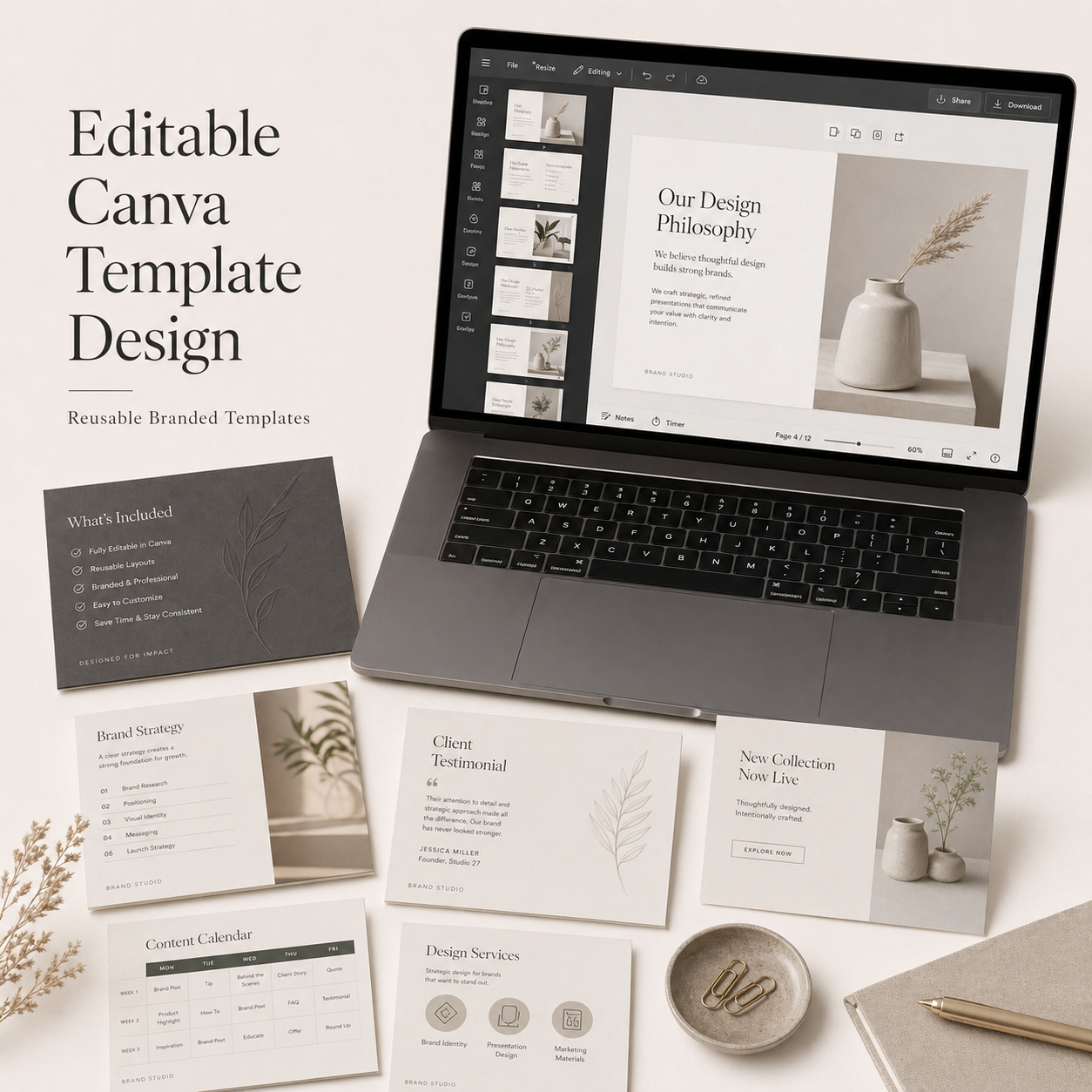 Editable Canva Template Design