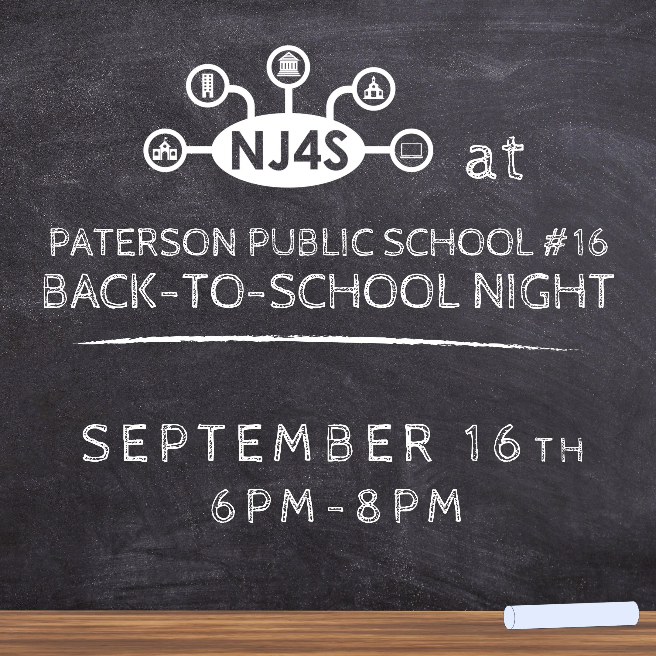 NJ4S at Paterson #16 Back-to-School Night