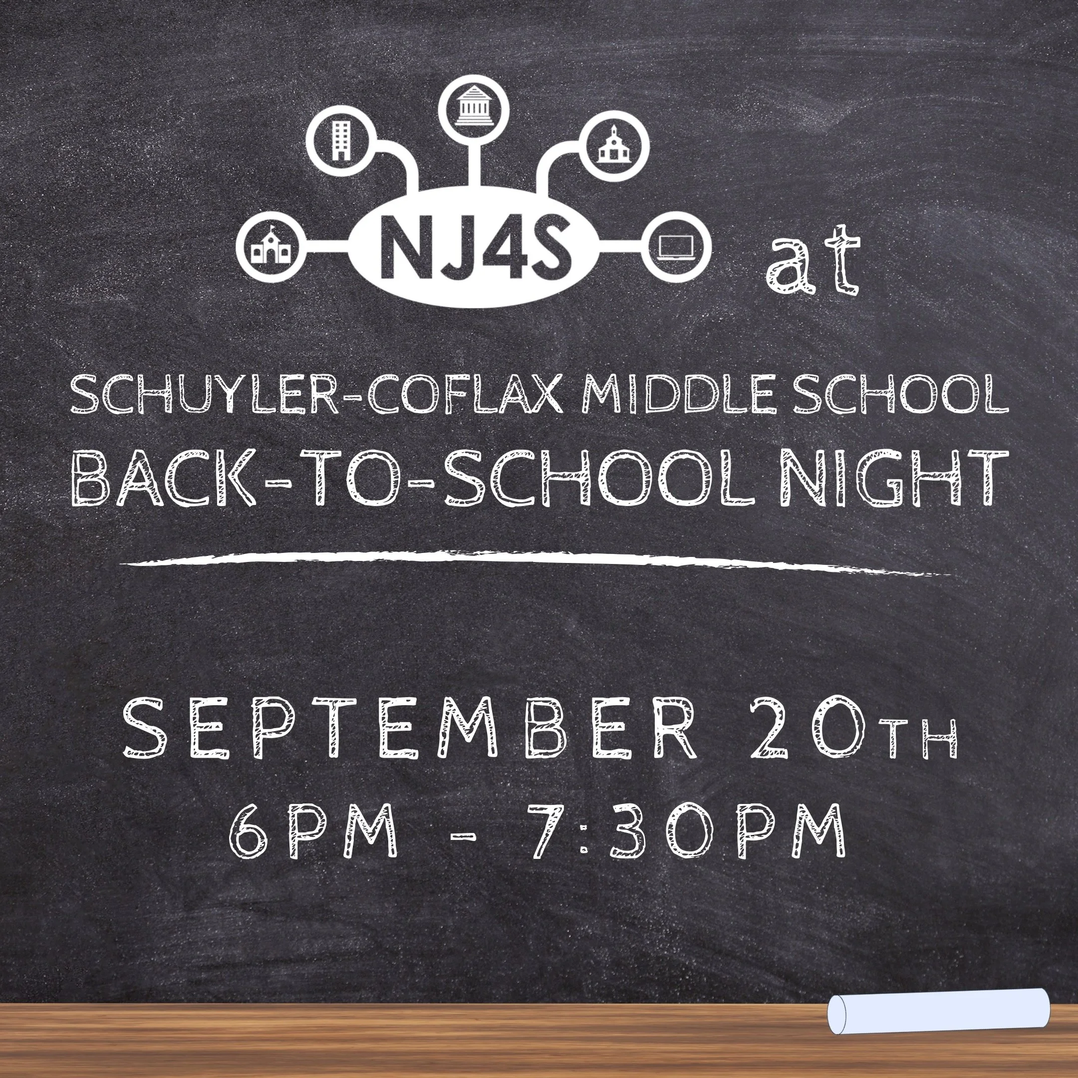 NJ4S at Schuyler-Colfax Middle School Back-to-School Night