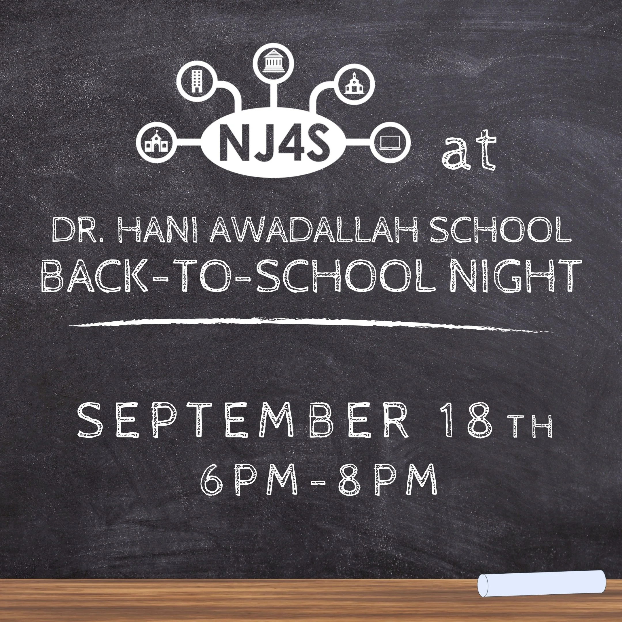 NJ4S at Dr. Hani Awadallah School Back-to-School Night