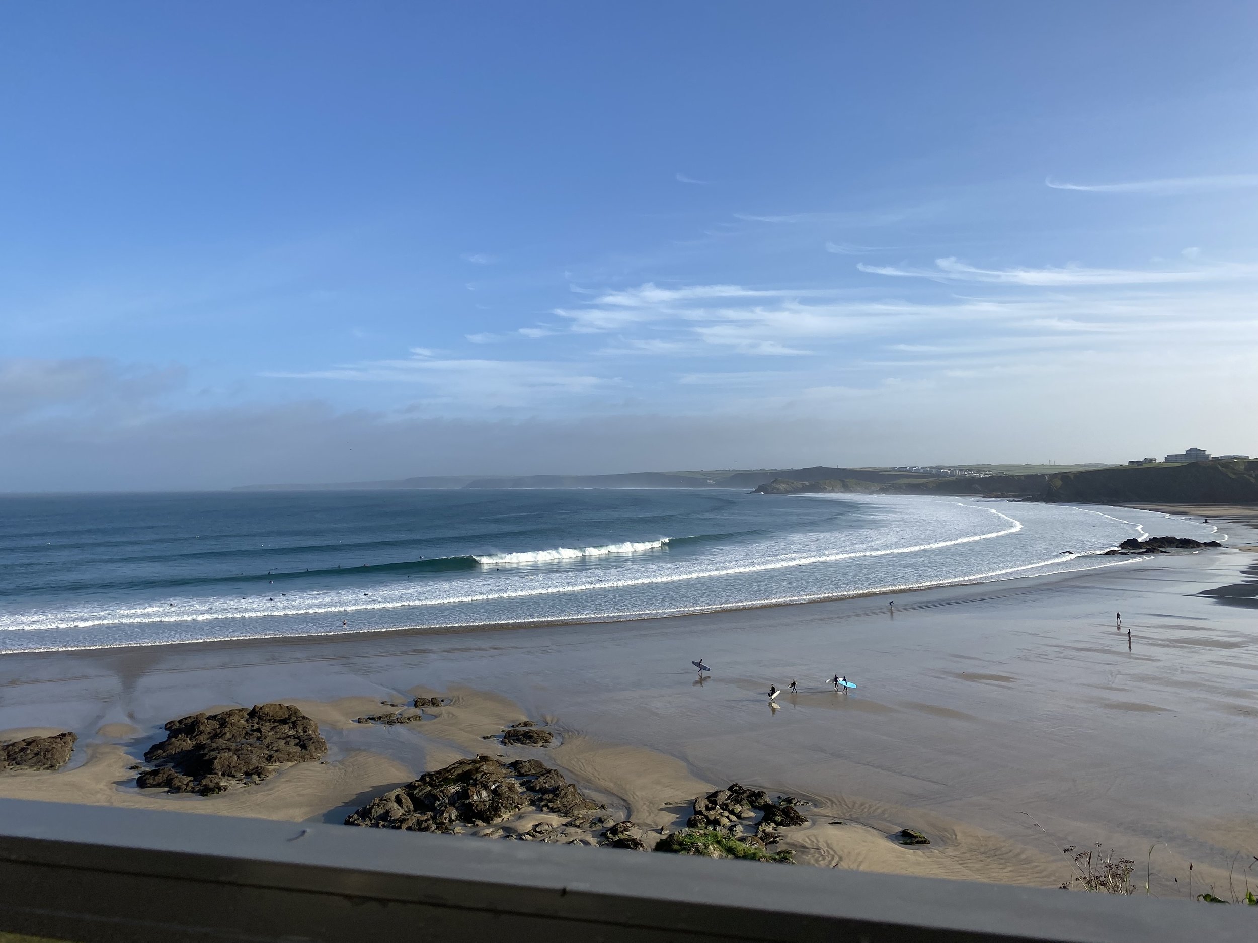 Surf Coach Rescue. Towan beach Newquay.