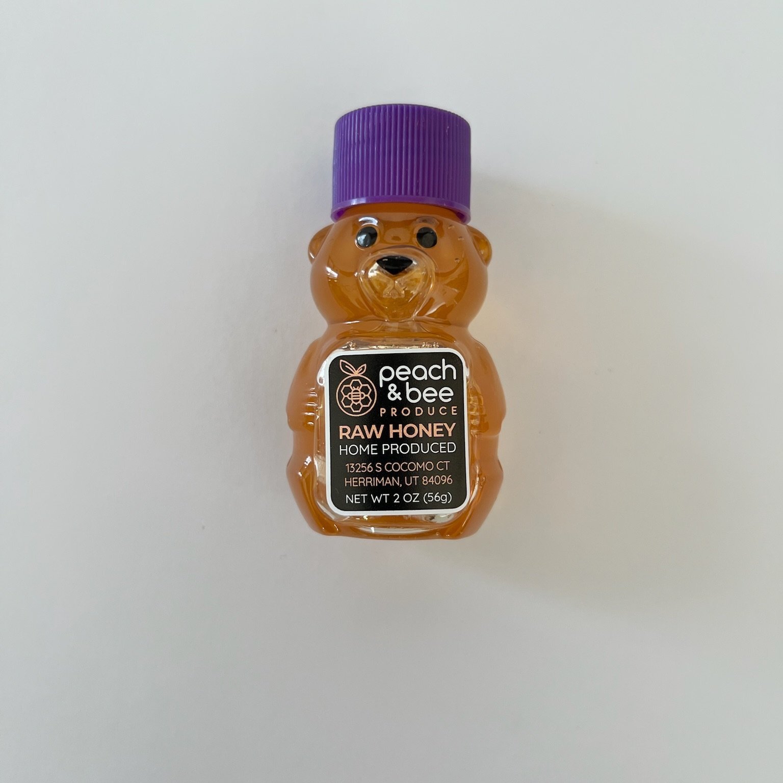 Utah Honey from peach & bee