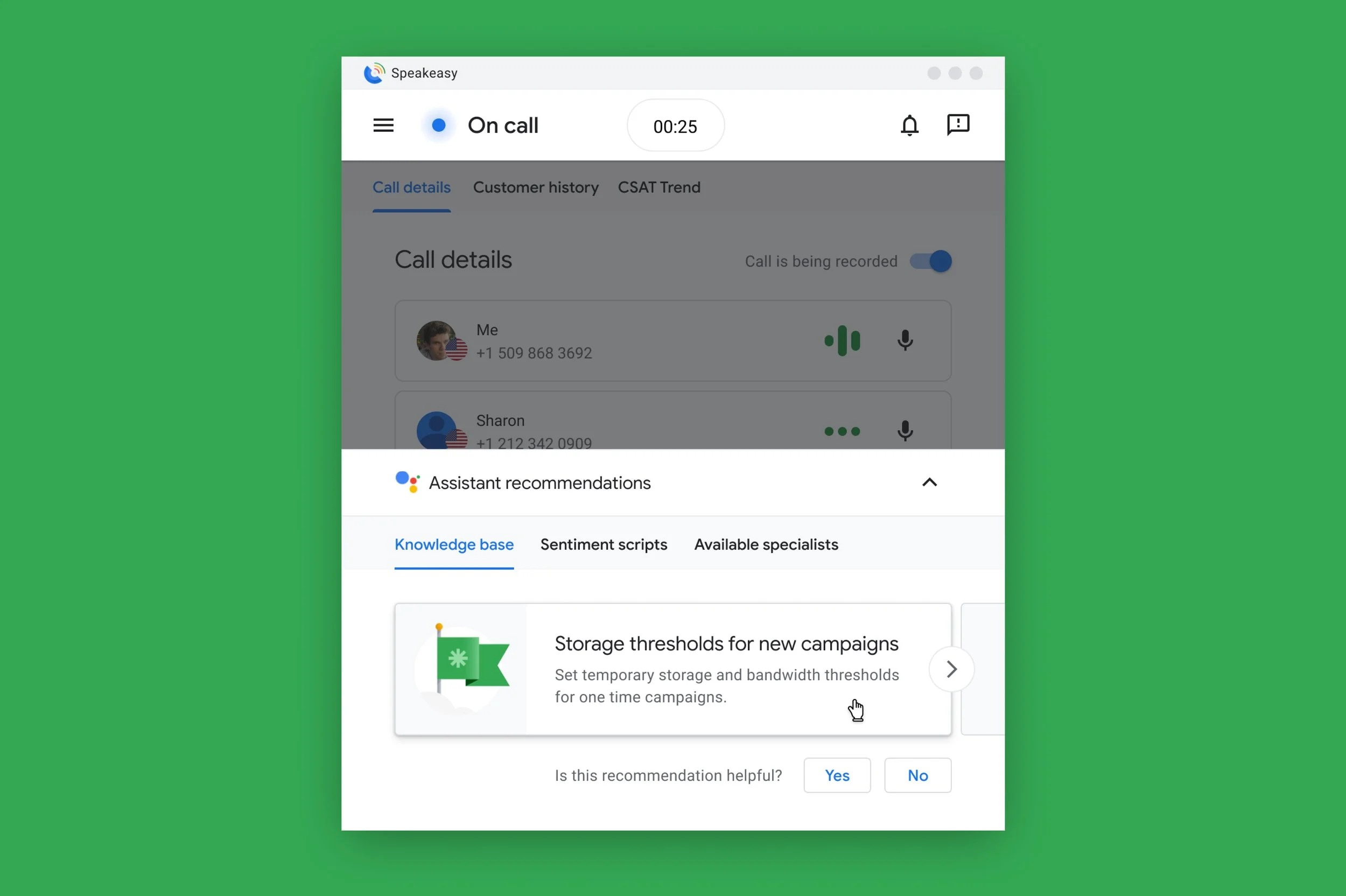 Real-time Agent Assist