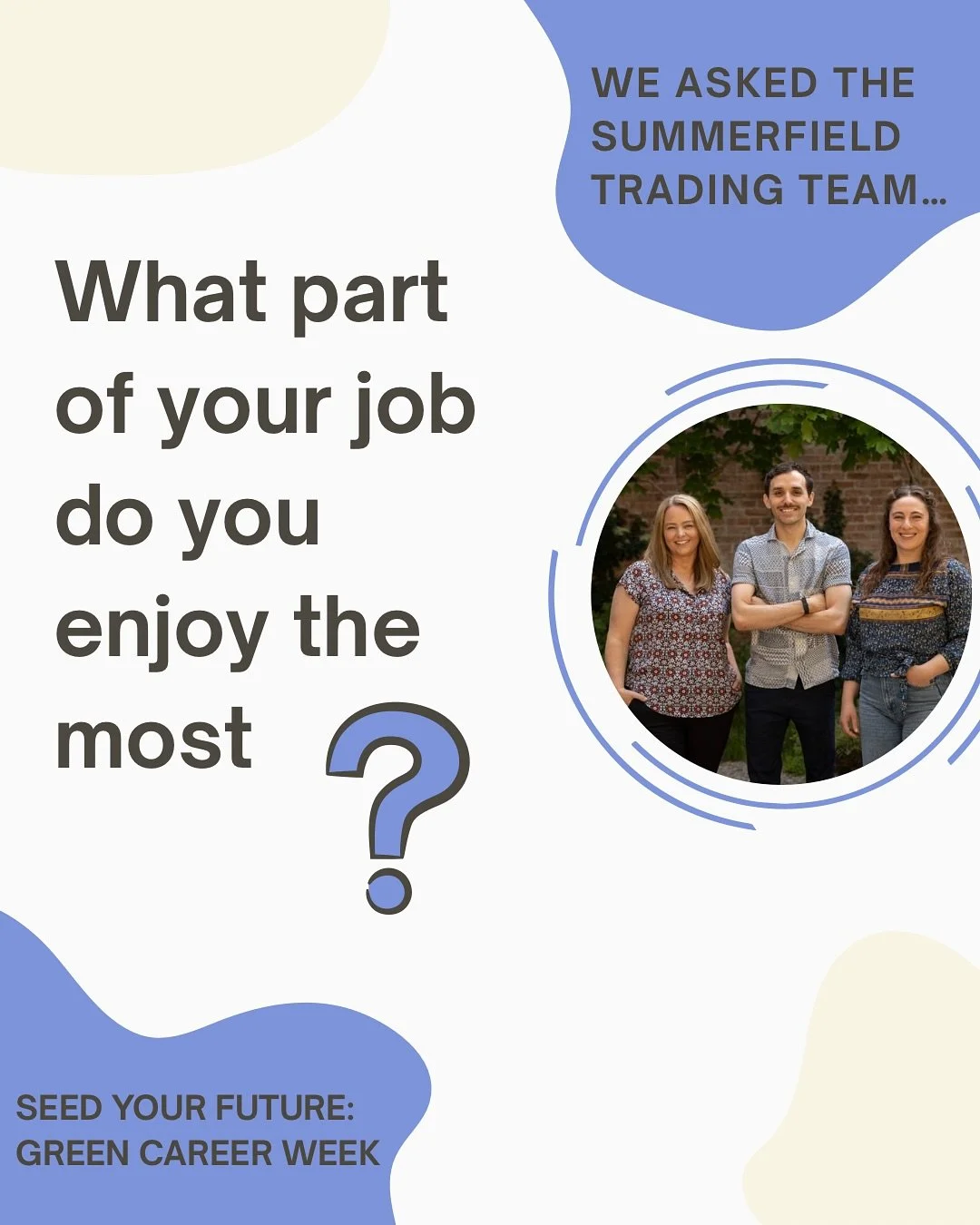 Continuing our posts supporting @seedyourfuture Green Career Week.

Our team is passionate about this industry - swipe to read their responses when asked what they love the most.

#seedyourfuture #greencareerweek #summerfieldtrading #plantyourfuture