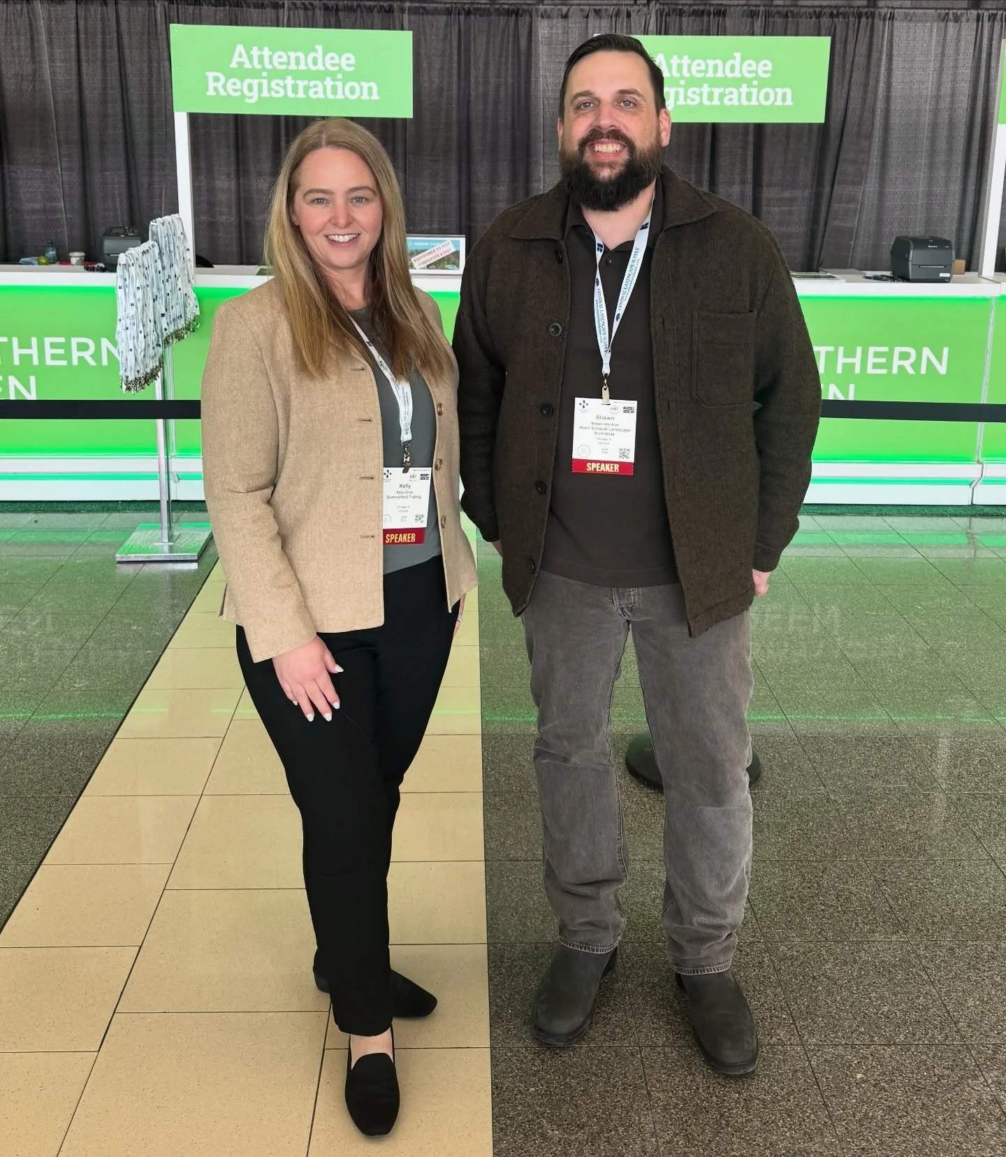 Summerfield Trading&rsquo;s Kelly Girup had a great time presenting &ldquo;Seamless Landscapes: Lessons in Design, Build, and Plant Procurement&rdquo; with @hoerrschaudt Principal Shawn Weidner. Grateful for the opportunity to share with and learn fr