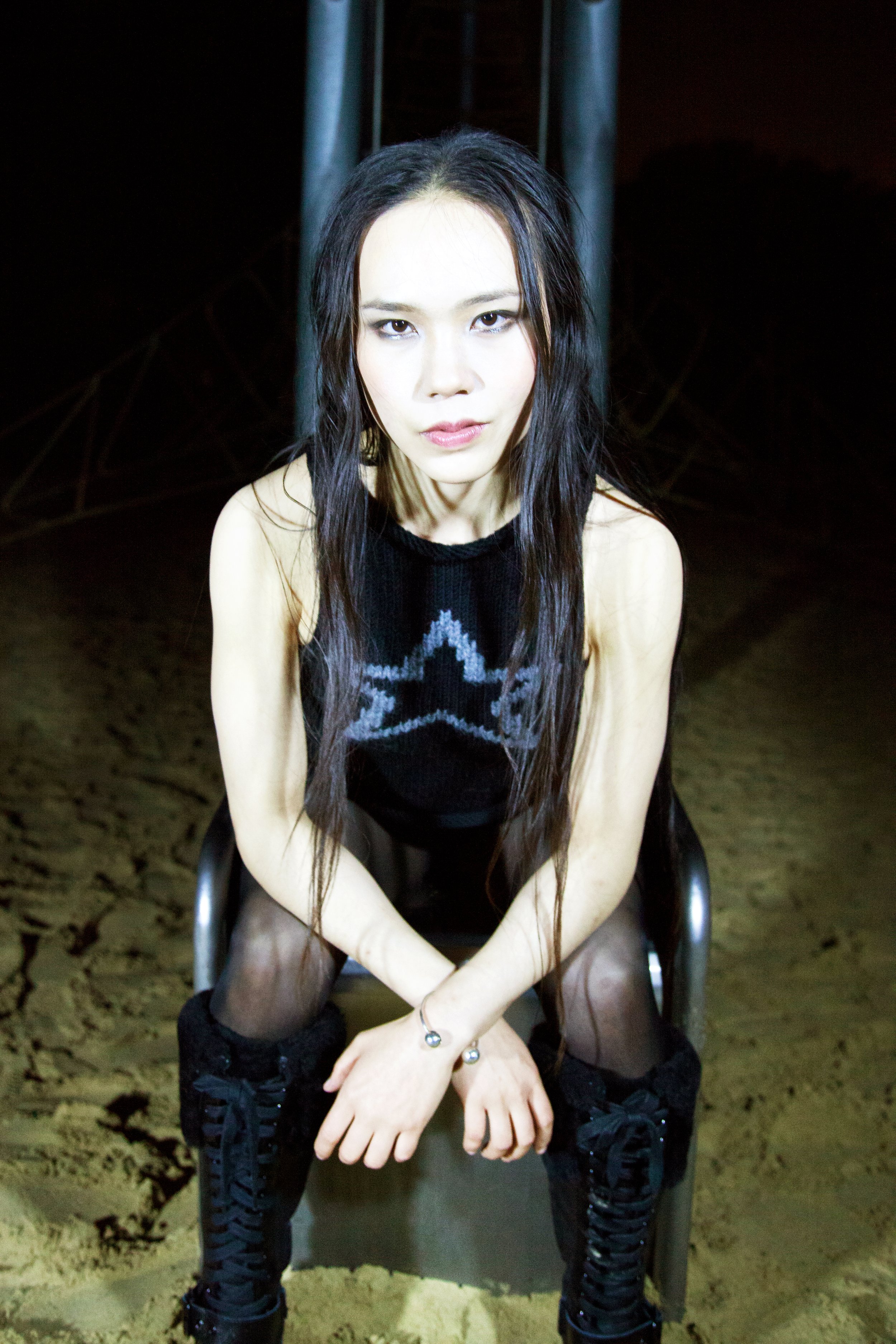 Knitted Star Tank Top