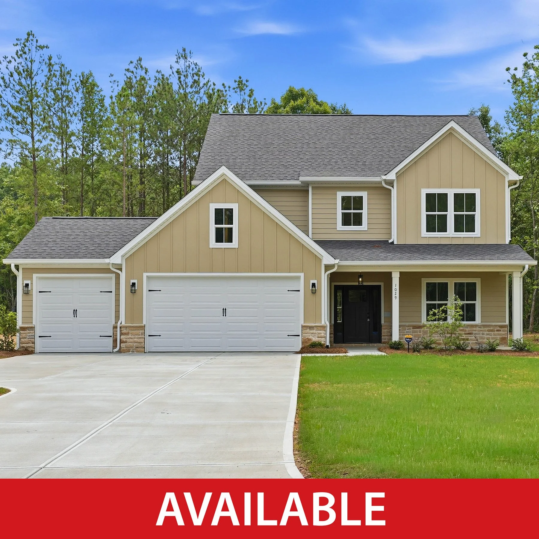 New contruction home available in the Baylor Grove neighborhood in Waxhaw, NC