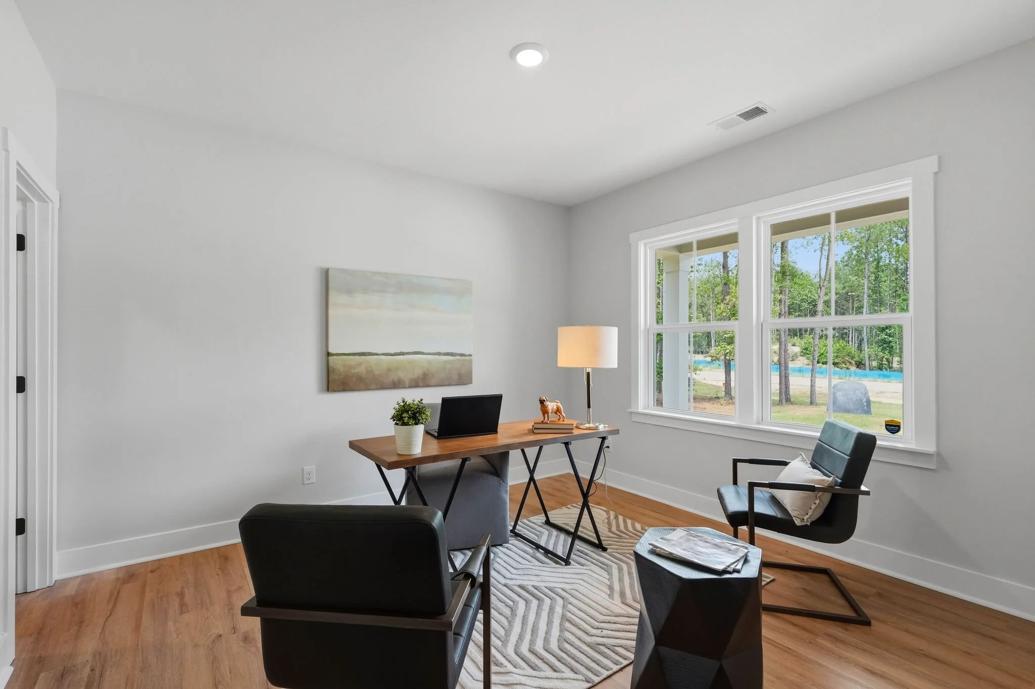 Dedicated home office in a new construction home in Baylor Grove neighborhood