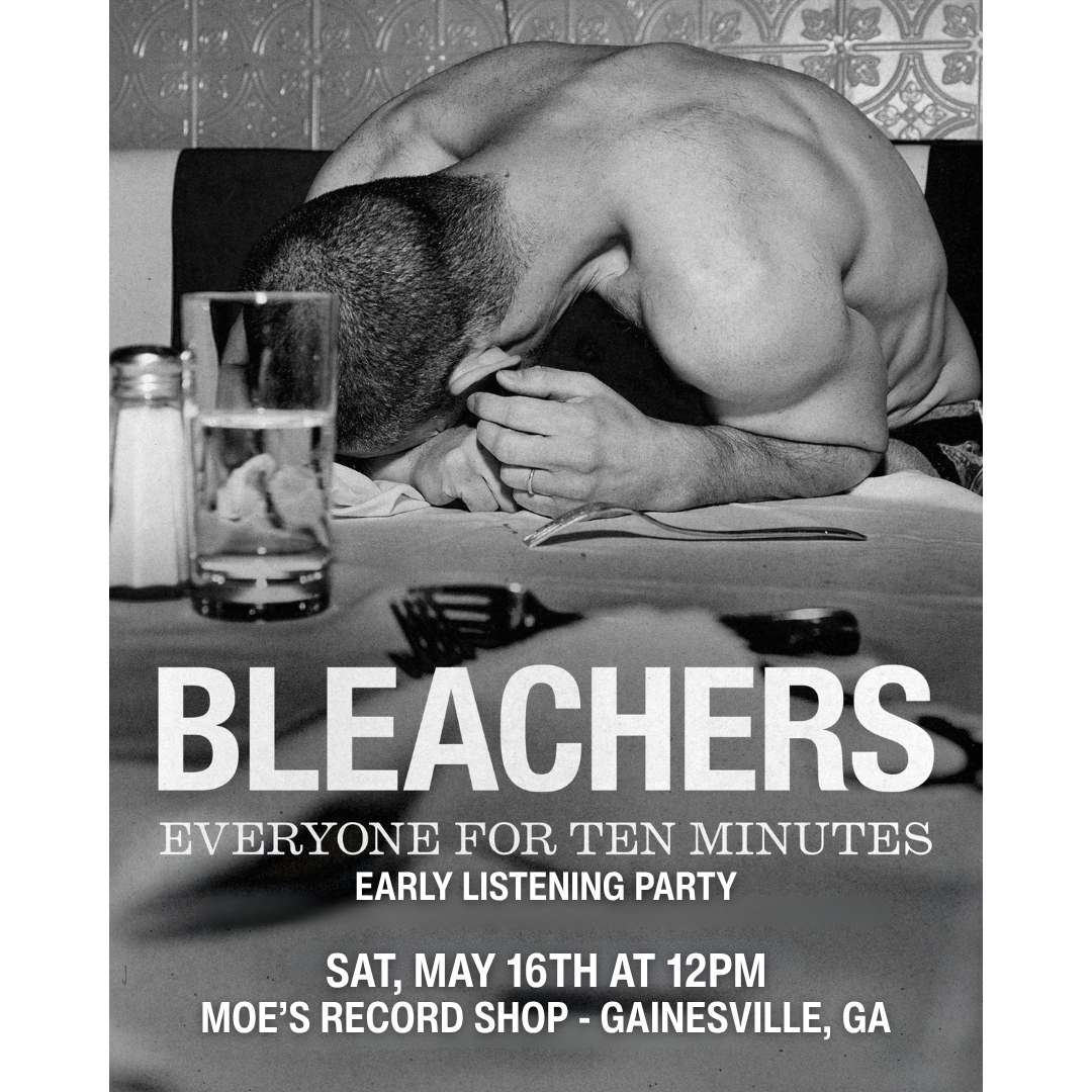 Bleachers' early listening party at Moe's Record Shop